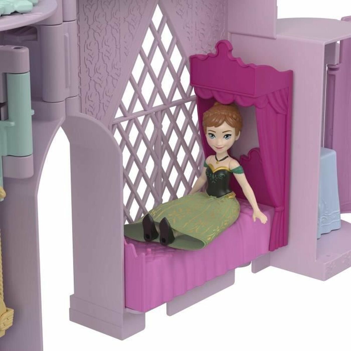 Playset Mattel Anna's Castle Plast Slott Frozen-Leksaker och spel, Spel och tillbehör-Mattel-peaceofhome.se