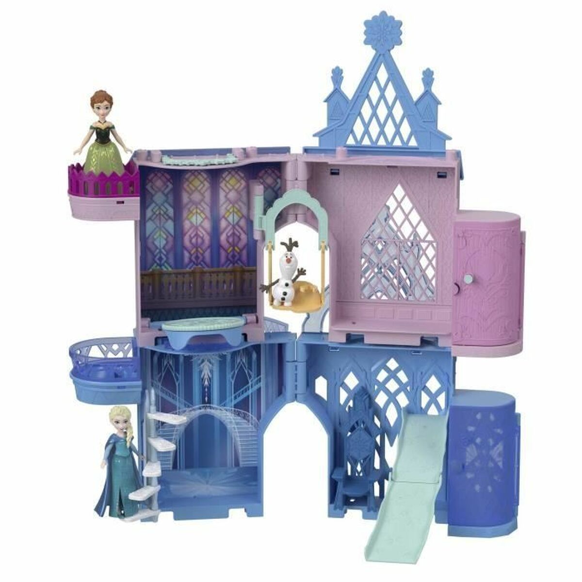 Playset Mattel Anna's Castle Plast Slott Frozen-Leksaker och spel, Spel och tillbehör-Mattel-peaceofhome.se