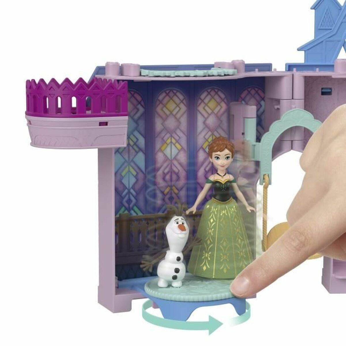 Playset Mattel Anna's Castle Plast Slott Frozen-Leksaker och spel, Spel och tillbehör-Mattel-peaceofhome.se