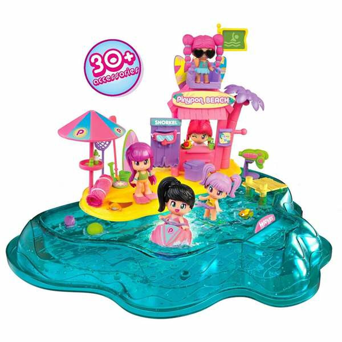 Playset Pinypon Strand-Leksaker och spel, Dockor och actionfigurer-Pinypon-peaceofhome.se