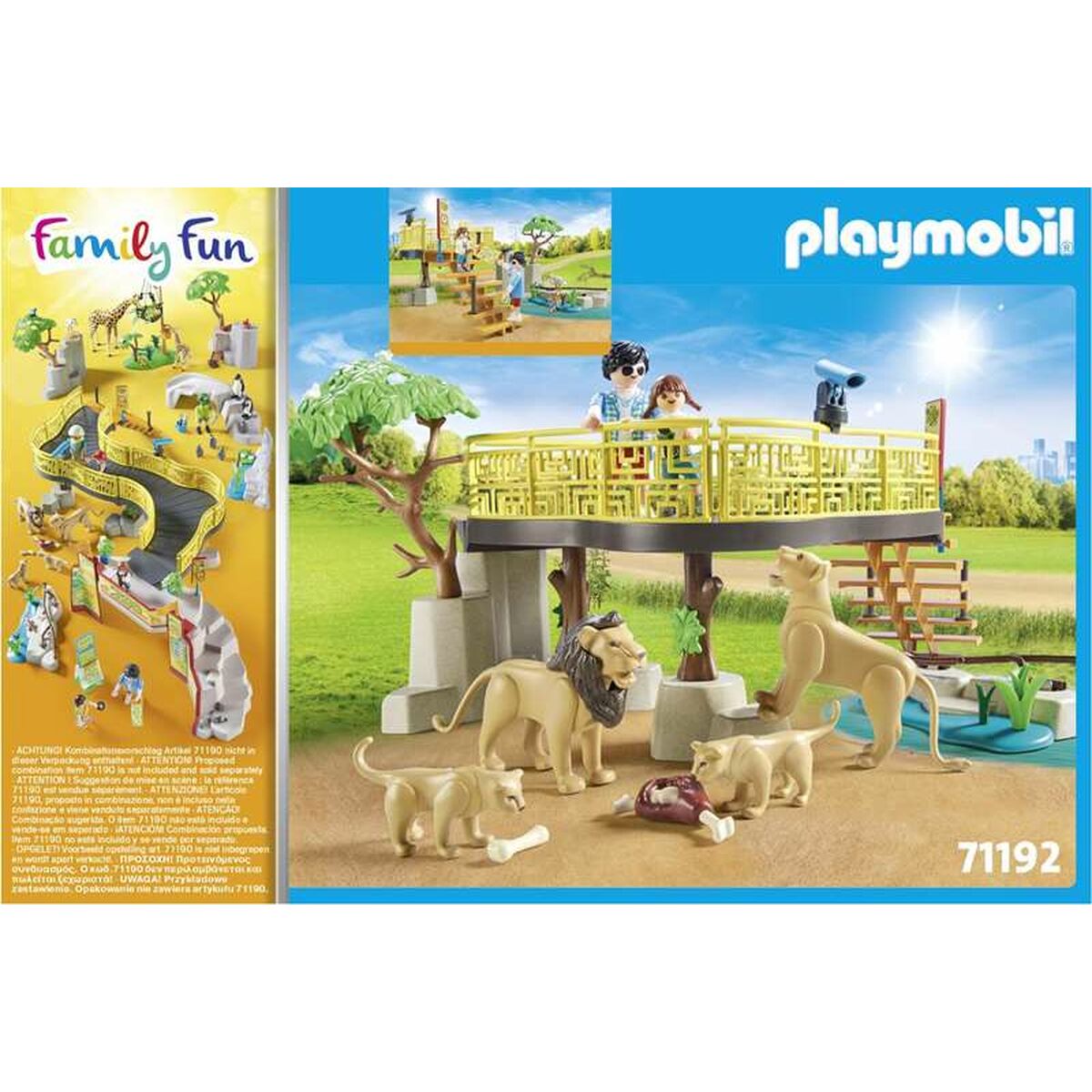Playset Playmobil 71192 Lejonet djur 58 Delar-Leksaker och spel, Dockor och actionfigurer-Playmobil-peaceofhome.se