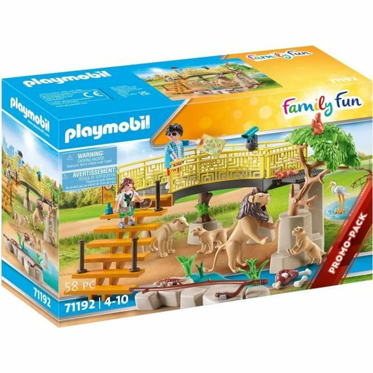 Playset Playmobil 71192 Lejonet djur 58 Delar-Leksaker och spel, Dockor och actionfigurer-Playmobil-peaceofhome.se