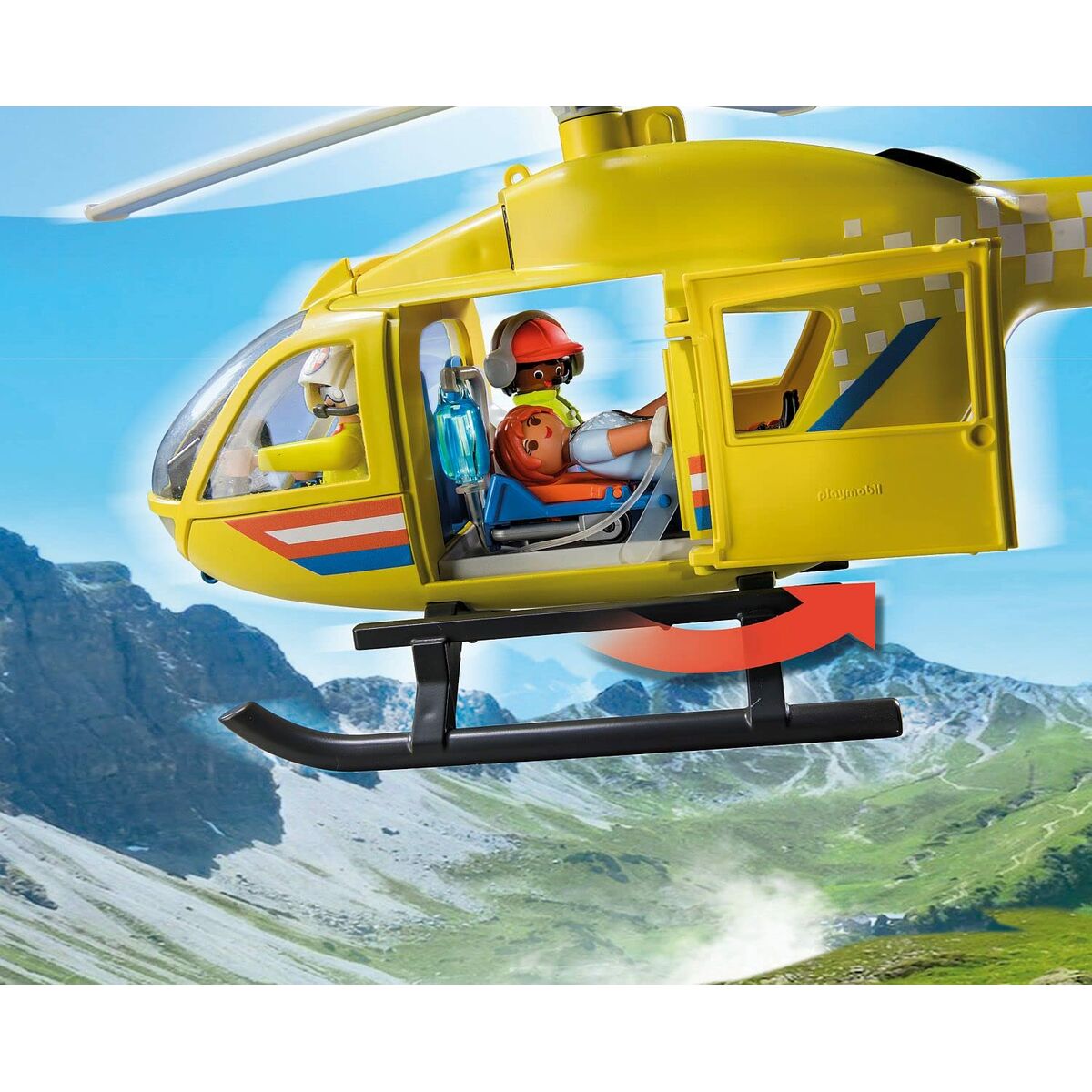 Playset Playmobil 71203 City Life Rescue Helicopter 48 Delar-Leksaker och spel, Dockor och actionfigurer-Playmobil-peaceofhome.se