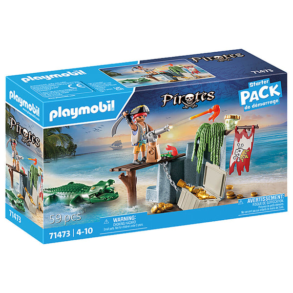 Playset Playmobil 71473 Krokodil Pirat 59 Delar-Leksaker och spel, Dockor och actionfigurer-Playmobil-peaceofhome.se