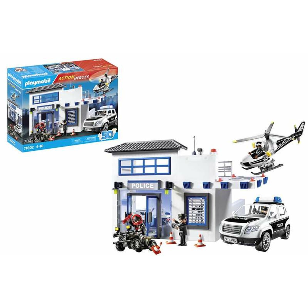 Playset Playmobil 71602 Polis-Leksaker och spel, Dockor och actionfigurer-Playmobil-peaceofhome.se