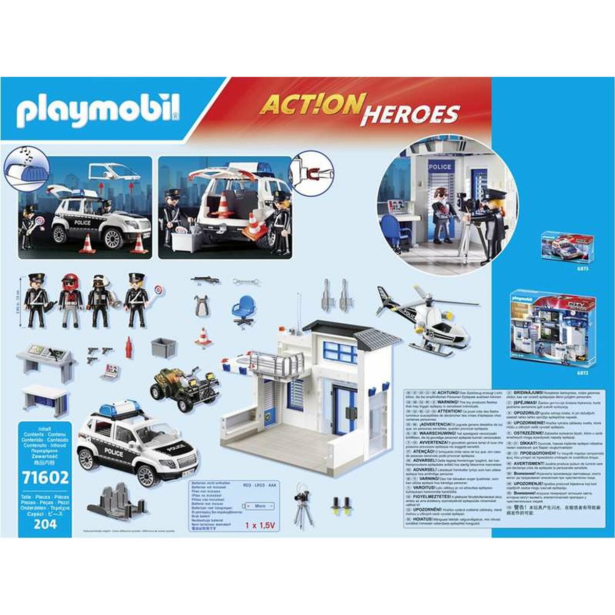 Playset Playmobil 71602 Polis-Leksaker och spel, Dockor och actionfigurer-Playmobil-peaceofhome.se