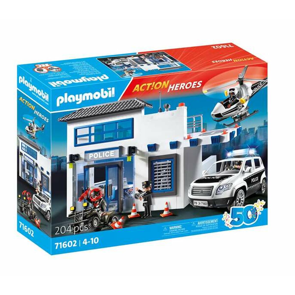 Playset Playmobil 71602 Polis-Leksaker och spel, Dockor och actionfigurer-Playmobil-peaceofhome.se