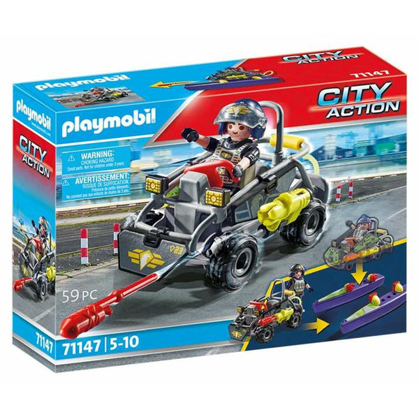 Playset Playmobil City Action 59 Delar-Leksaker och spel, Dockor och actionfigurer-Playmobil-peaceofhome.se