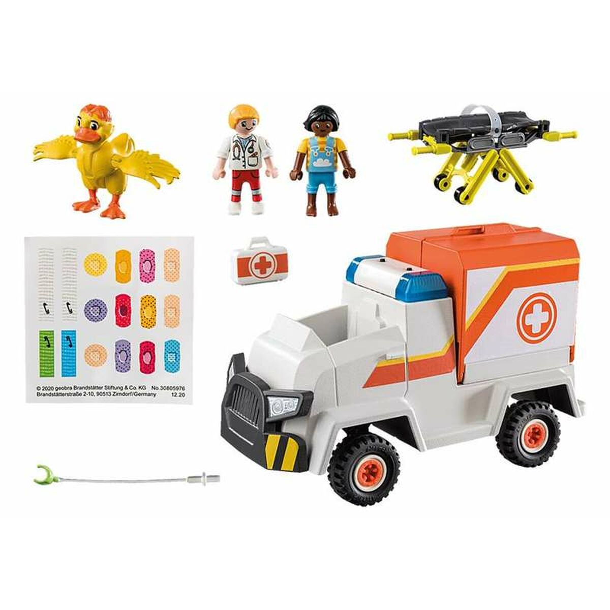 Playset Playmobil Duck on Call Emergency Vehicle Ambulance-Leksaker och spel, Dockor och actionfigurer-Playmobil-peaceofhome.se