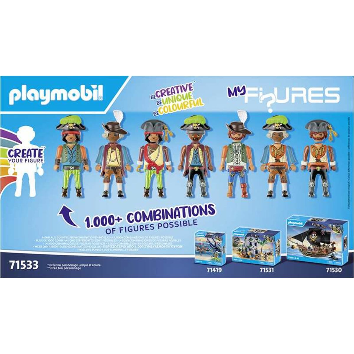 Playset Playmobil Pirates 71533 83 Delar-Leksaker och spel, Dockor och actionfigurer-Playmobil-peaceofhome.se