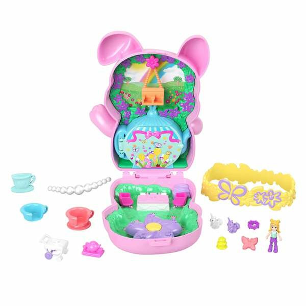 Playset Polly Pocket 29,20 x 17,80 x 5,70 cm-Leksaker och spel, Dockor och actionfigurer-Polly Pocket-peaceofhome.se