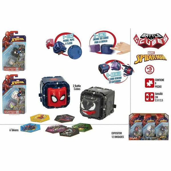 Playset Spider-Man 3,5 x 3,5 x 6 cm 8 Delar-Leksaker och spel, Dockor och actionfigurer-Spider-Man-peaceofhome.se