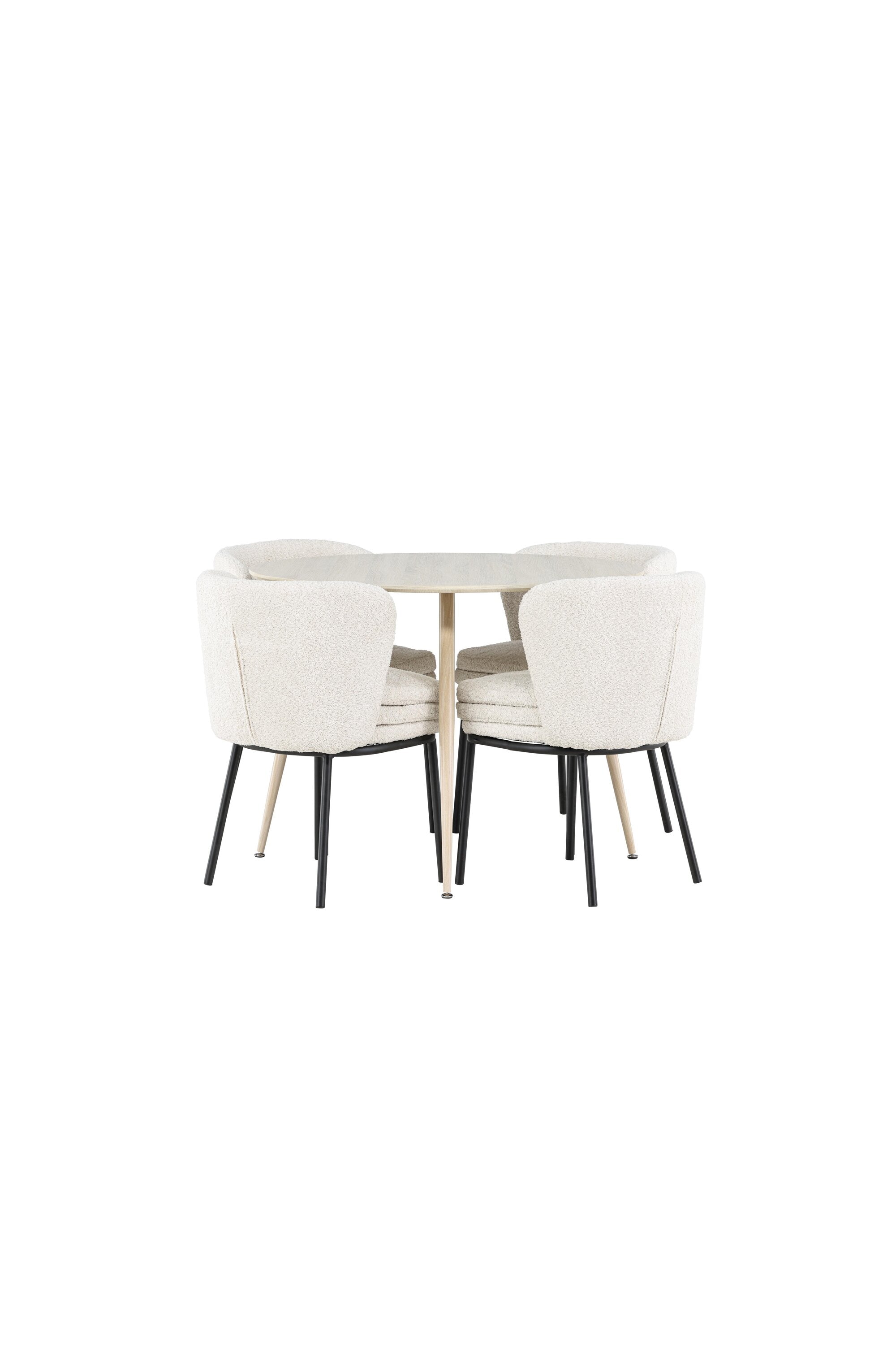 Plaza Matbord med Agnes Matstol-GR Dining Set-Venture Home-peaceofhome.se