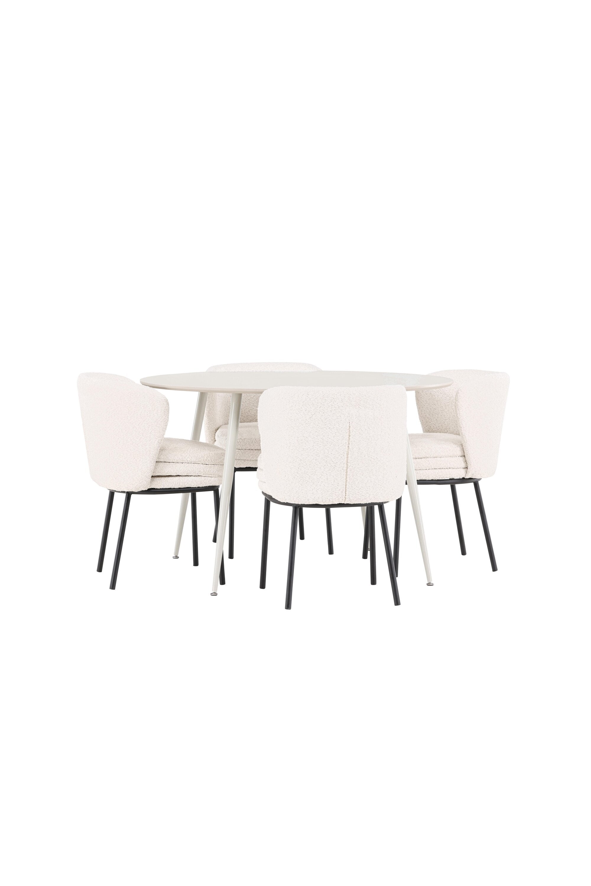 Plaza Matbord med Agnes Matstol-GR Dining Set-Venture Home-peaceofhome.se