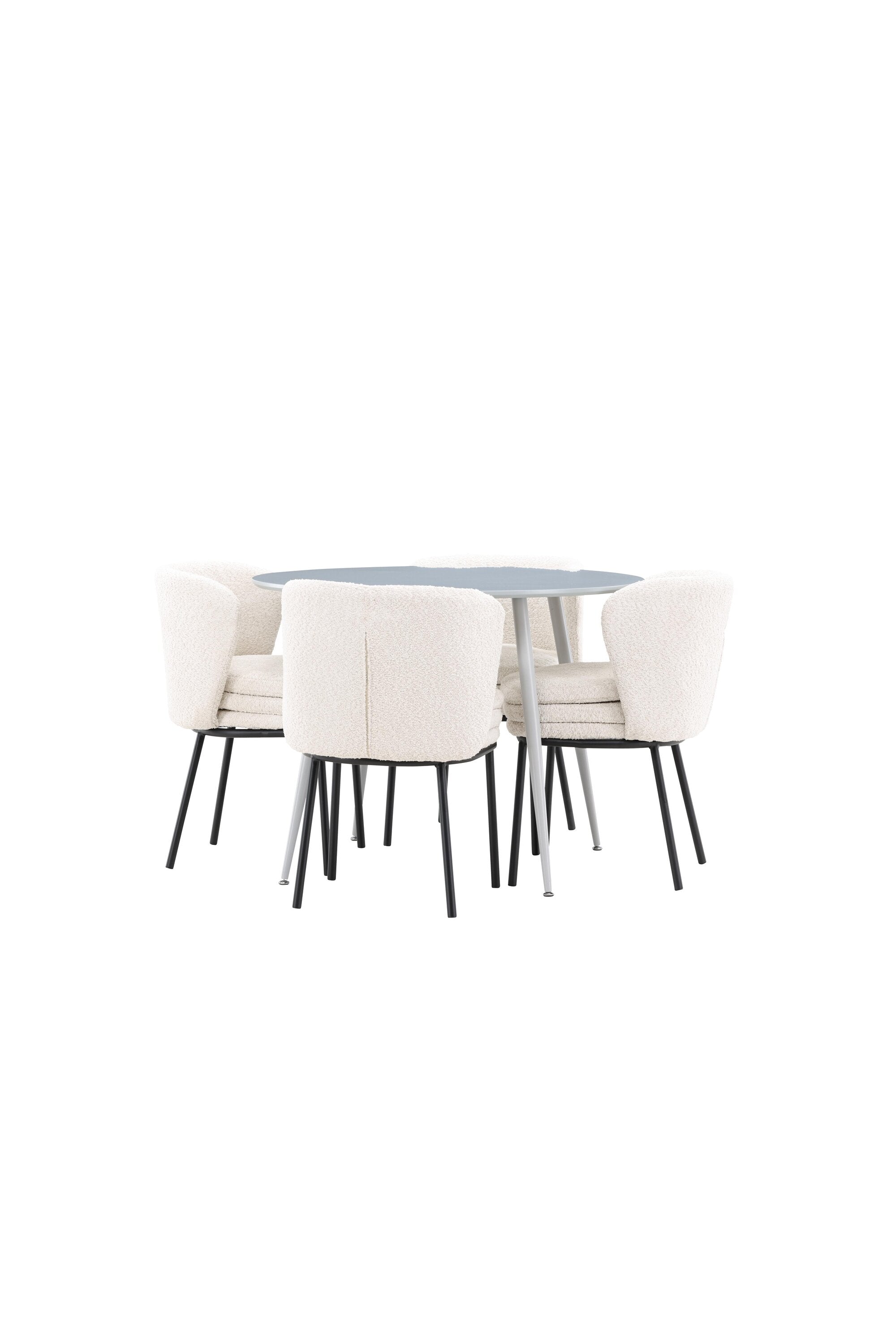 Plaza Matbord med Agnes Matstol-GR Dining Set-Venture Home-peaceofhome.se