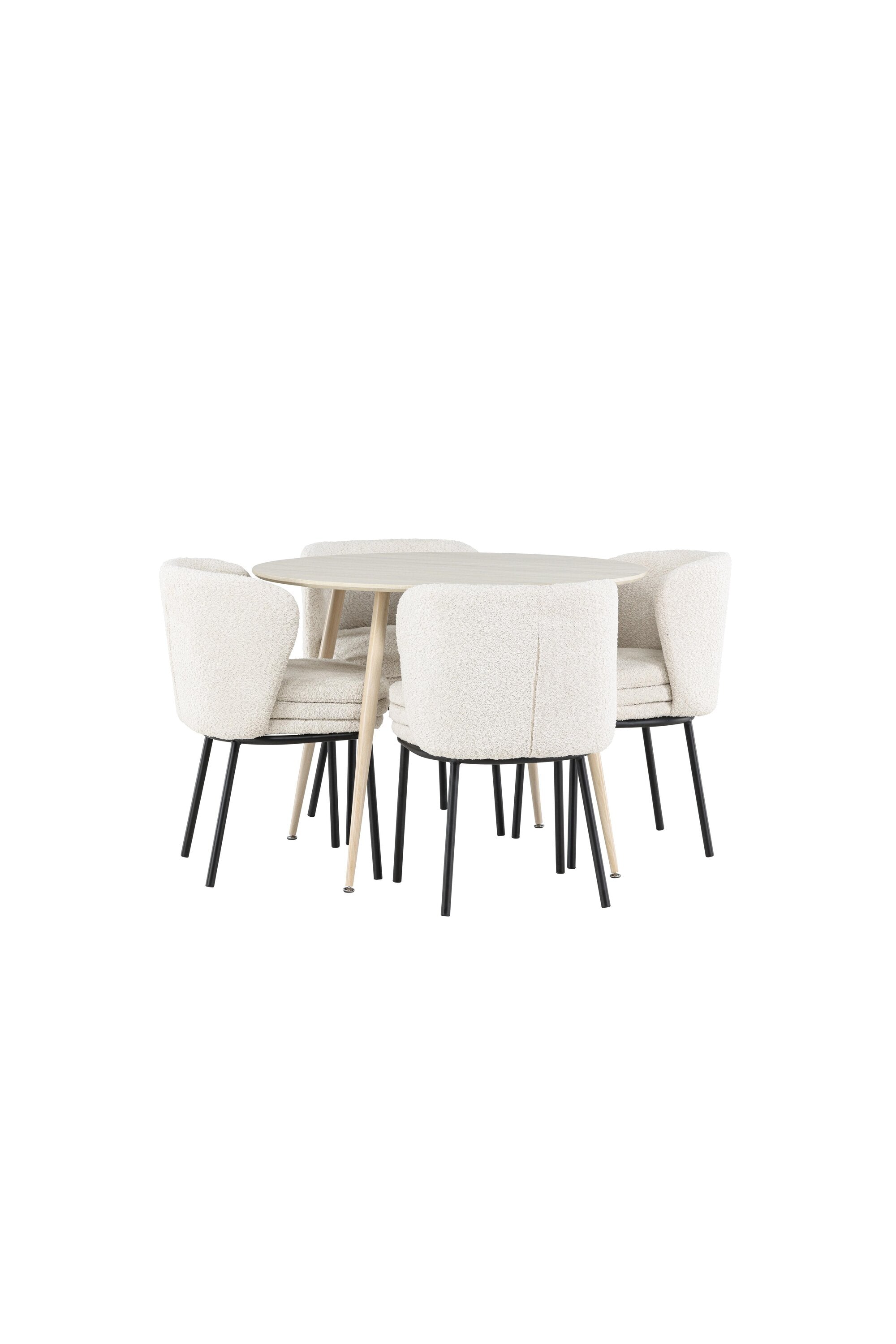 Plaza Matbord med Agnes Matstol-GR Dining Set-Venture Home-peaceofhome.se