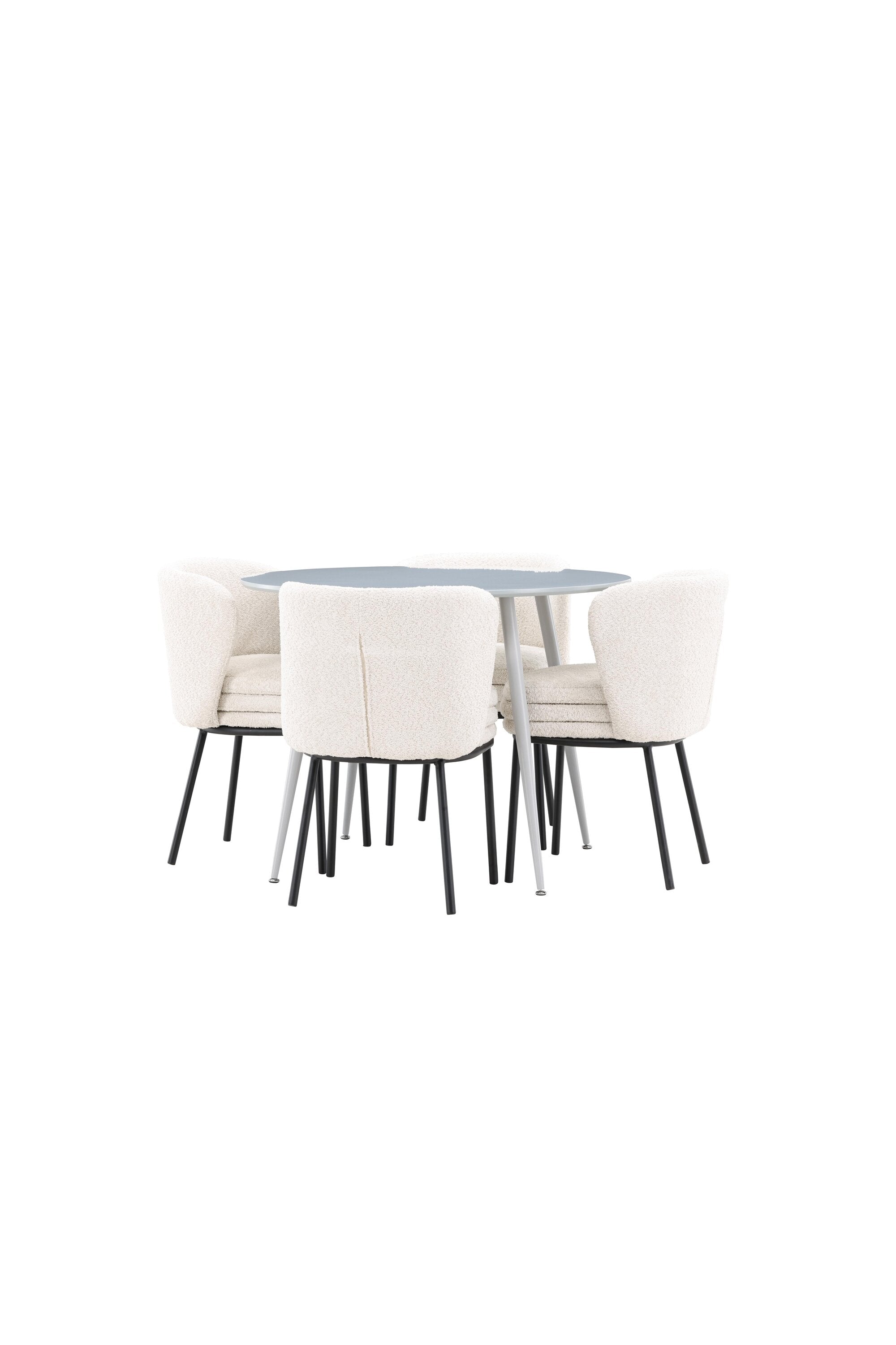 Plaza Matbord med Agnes Matstol-GR Dining Set-Venture Home-peaceofhome.se