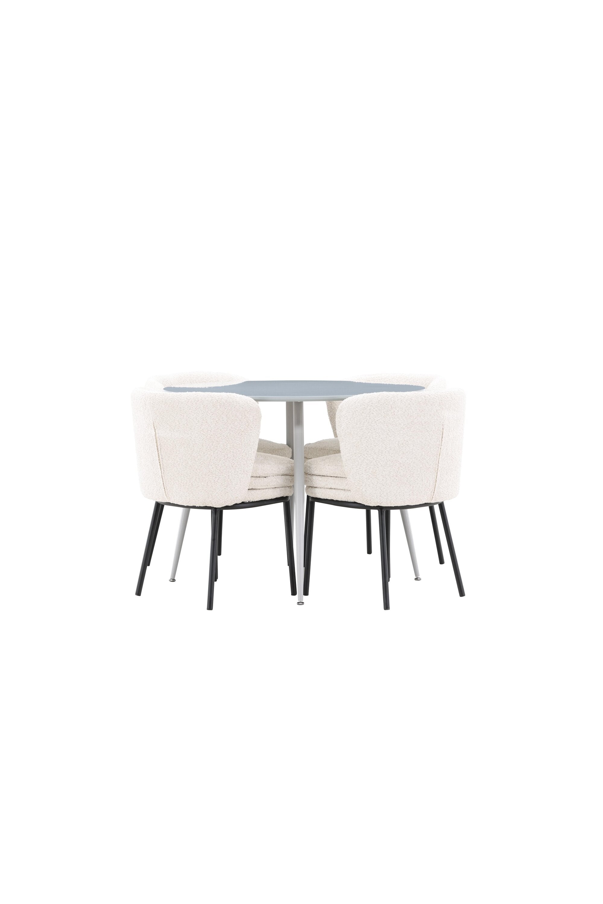 Plaza Matbord med Agnes Matstol-GR Dining Set-Venture Home-peaceofhome.se