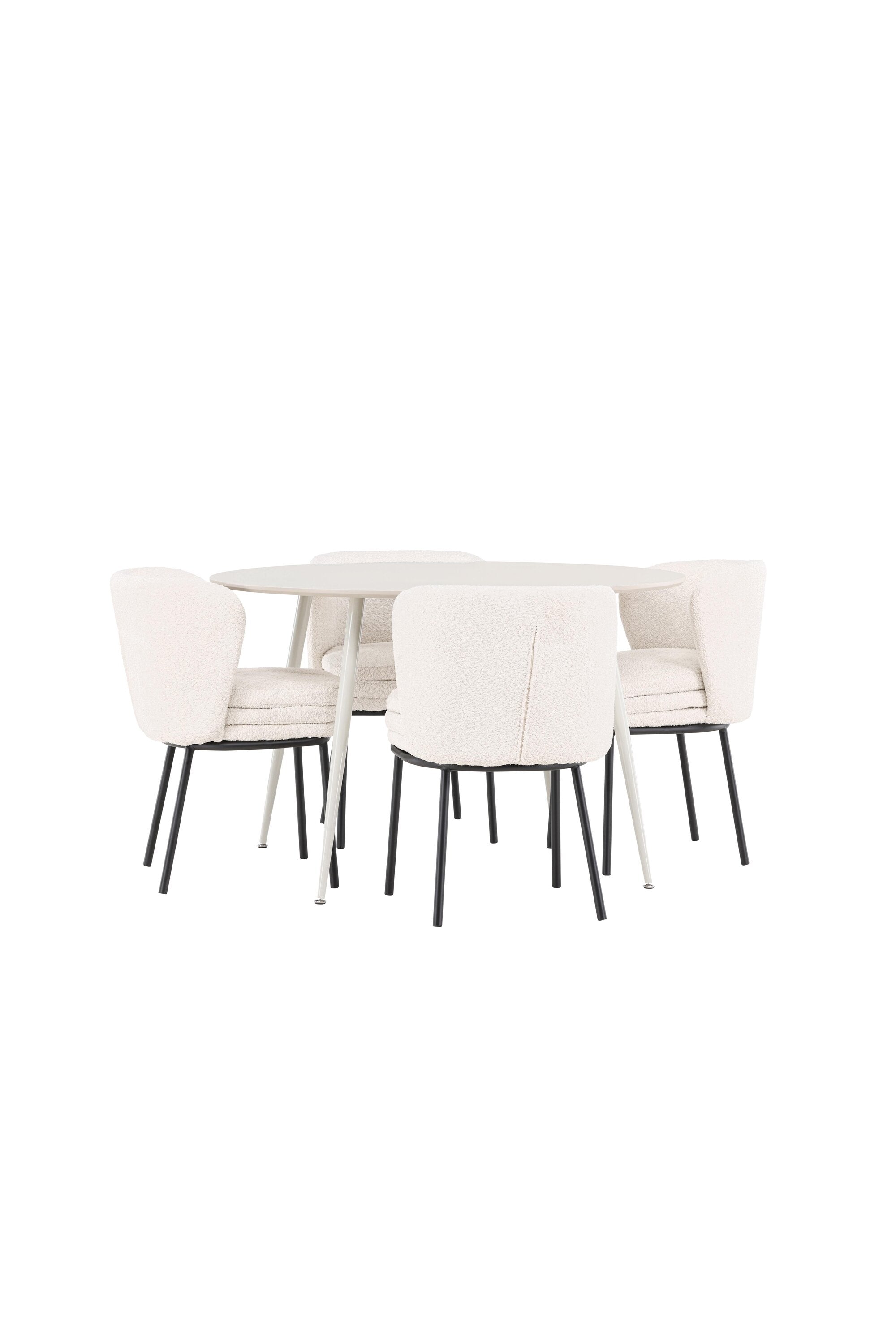 Plaza Matbord med Agnes Matstol-GR Dining Set-Venture Home-peaceofhome.se