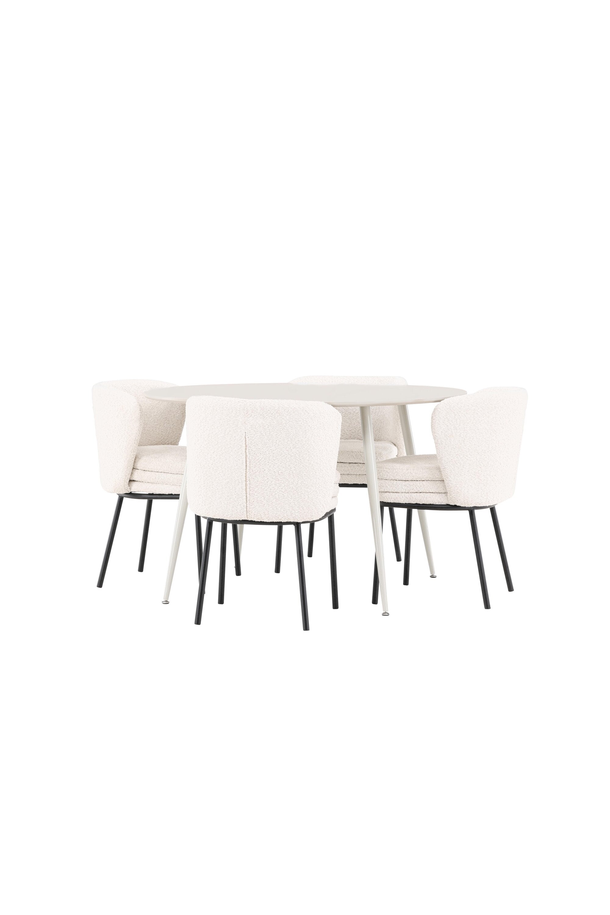 Plaza Matbord med Agnes Matstol-GR Dining Set-Venture Home-peaceofhome.se