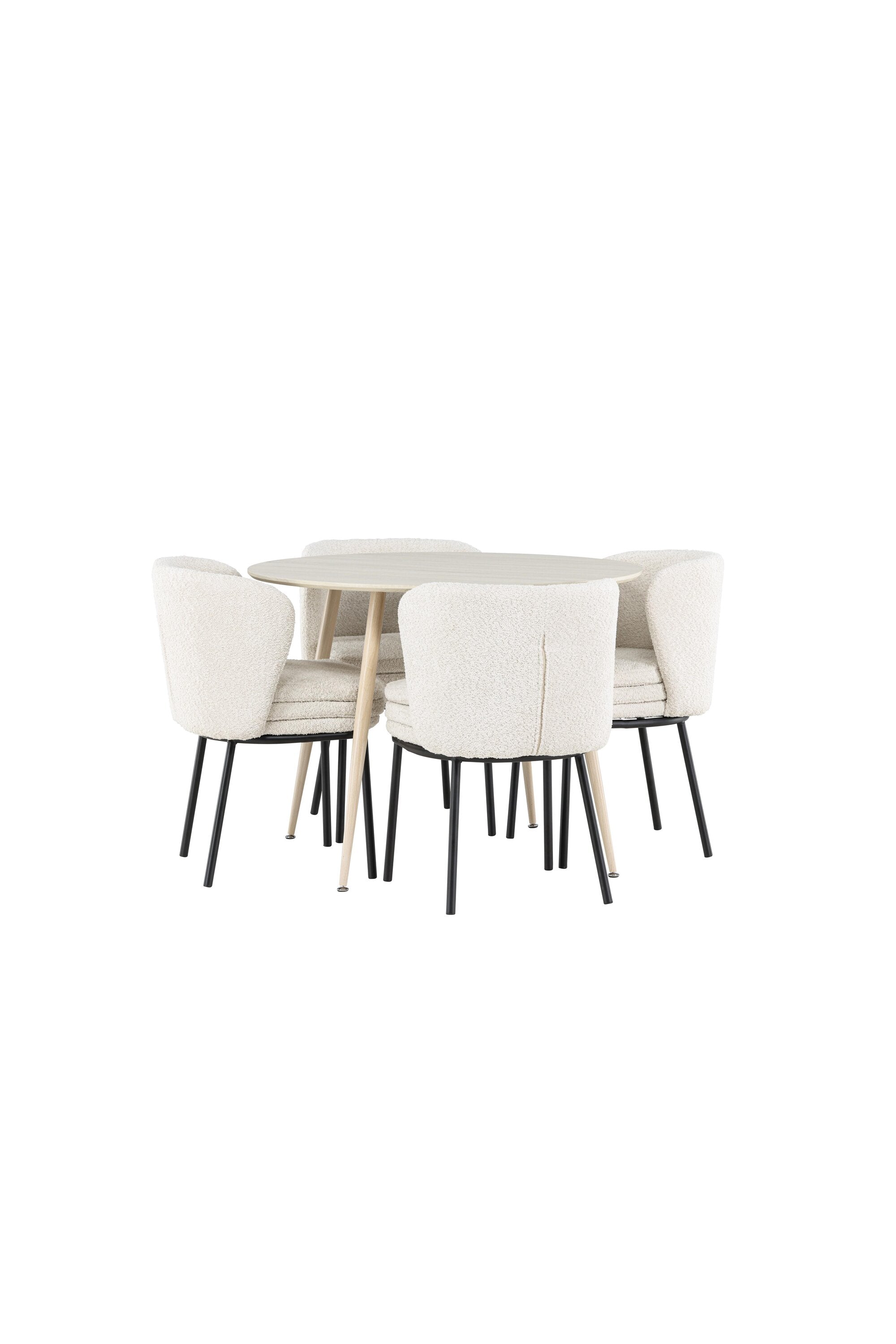 Plaza Matbord med Agnes Matstol-GR Dining Set-Venture Home-peaceofhome.se