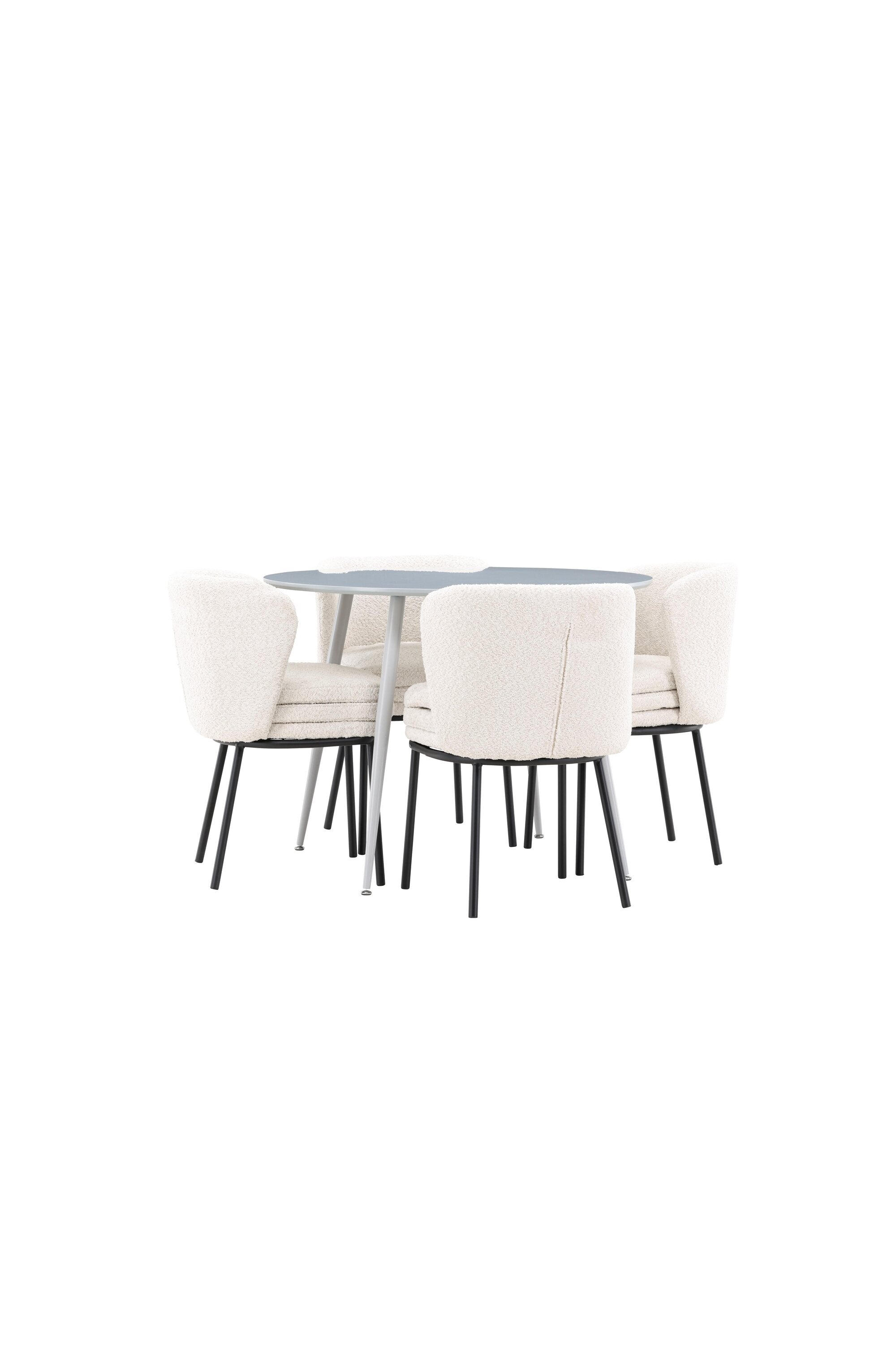 Plaza Matbord med Agnes Matstol-GR Dining Set-Venture Home-peaceofhome.se