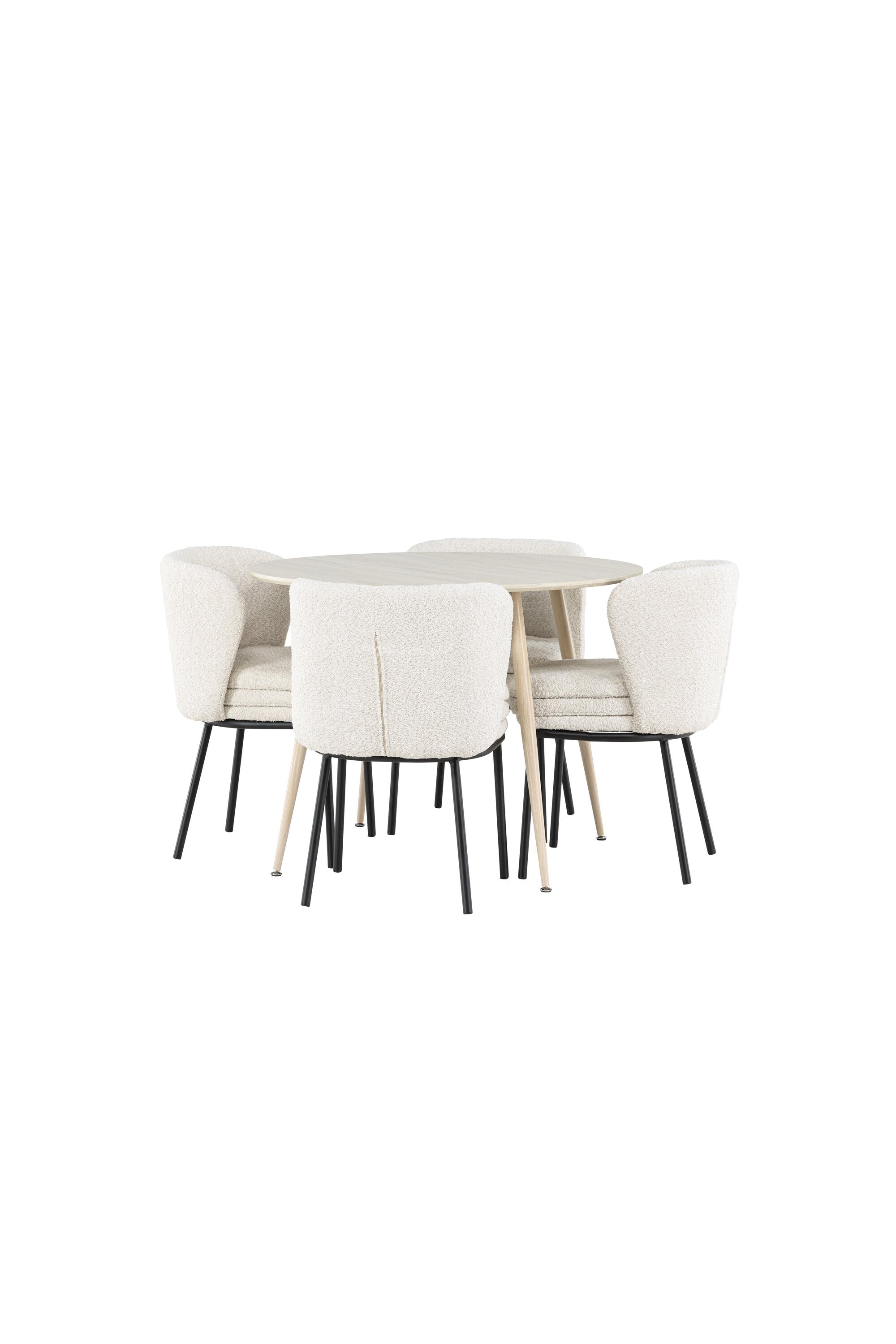 Plaza Matbord med Agnes Matstol-GR Dining Set-Venture Home-peaceofhome.se