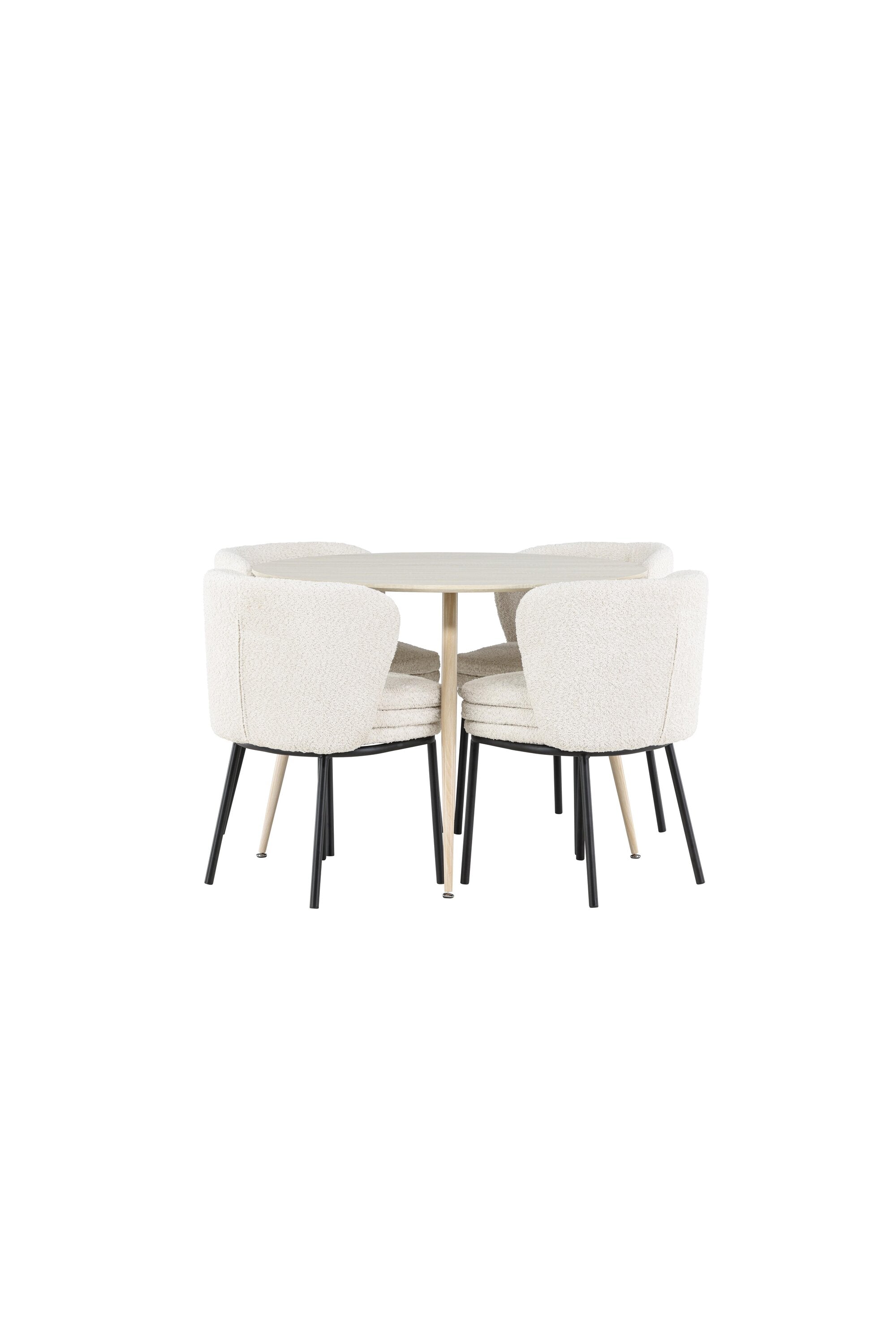 Plaza Matbord med Agnes Matstol-GR Dining Set-Venture Home-peaceofhome.se