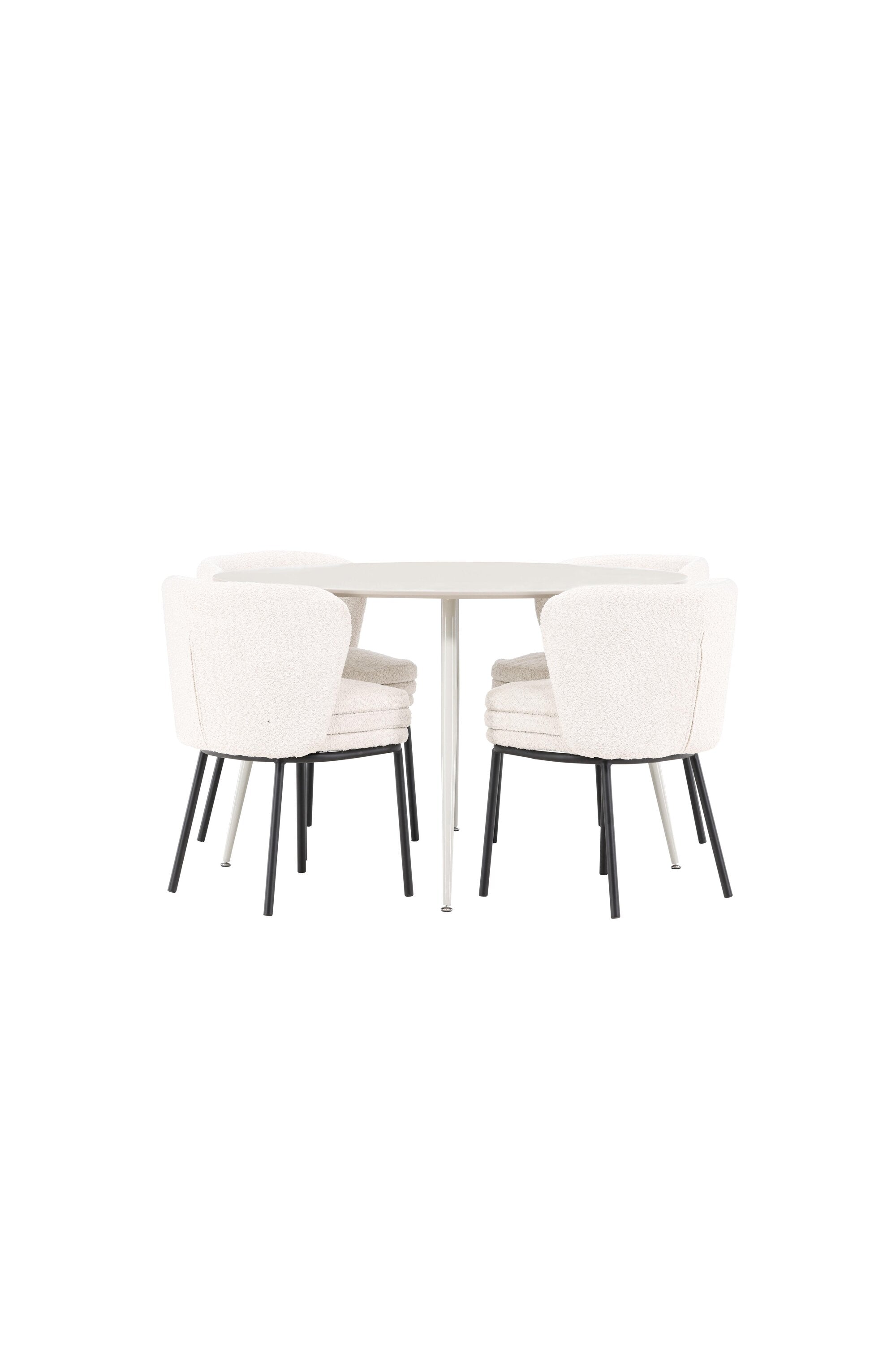 Plaza Matbord med Agnes Matstol-GR Dining Set-Venture Home-peaceofhome.se