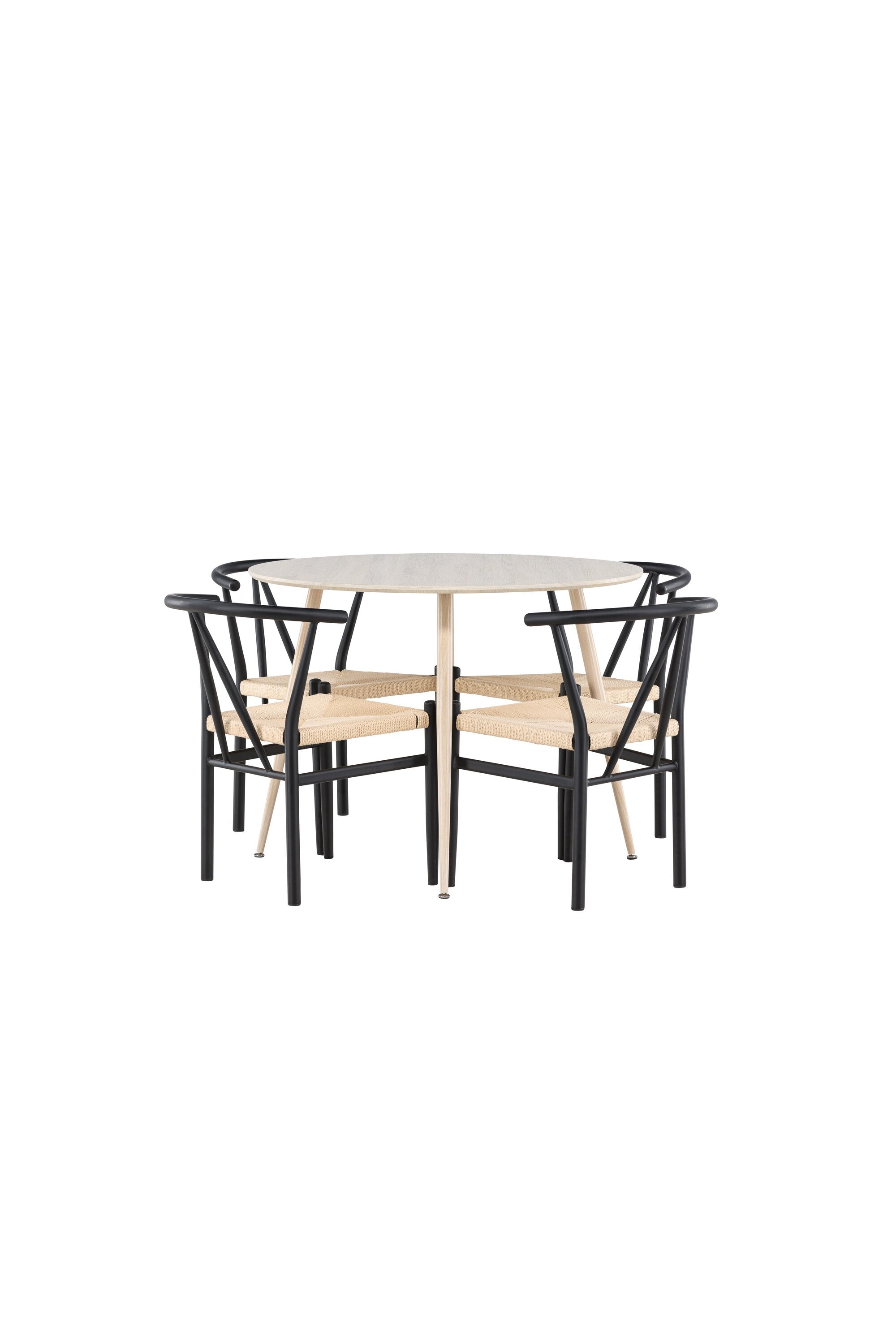 Plaza Matbord med Alfons Matstol-GR Dining Set-Venture Home-peaceofhome.se