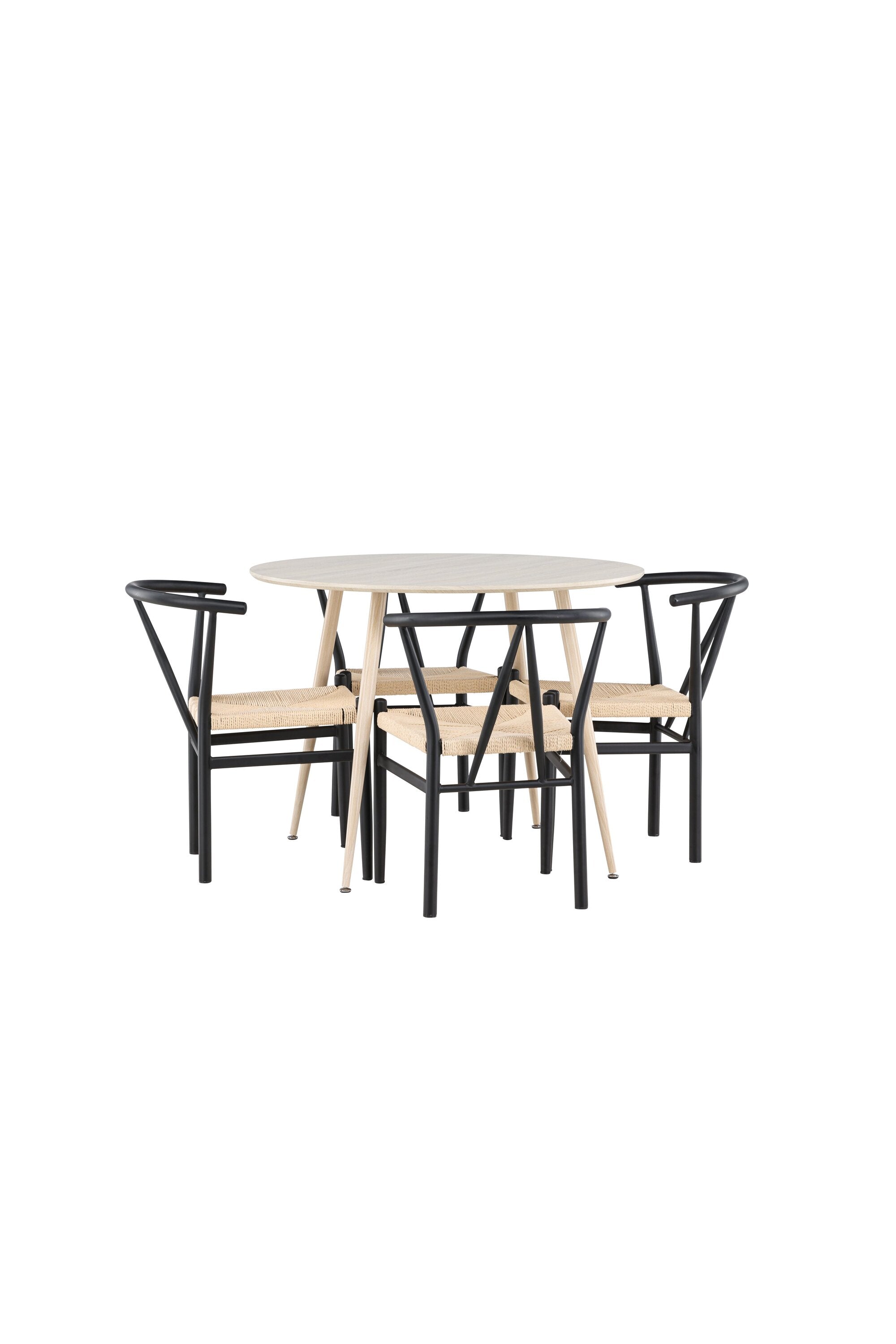 Plaza Matbord med Alfons Matstol-GR Dining Set-Venture Home-peaceofhome.se