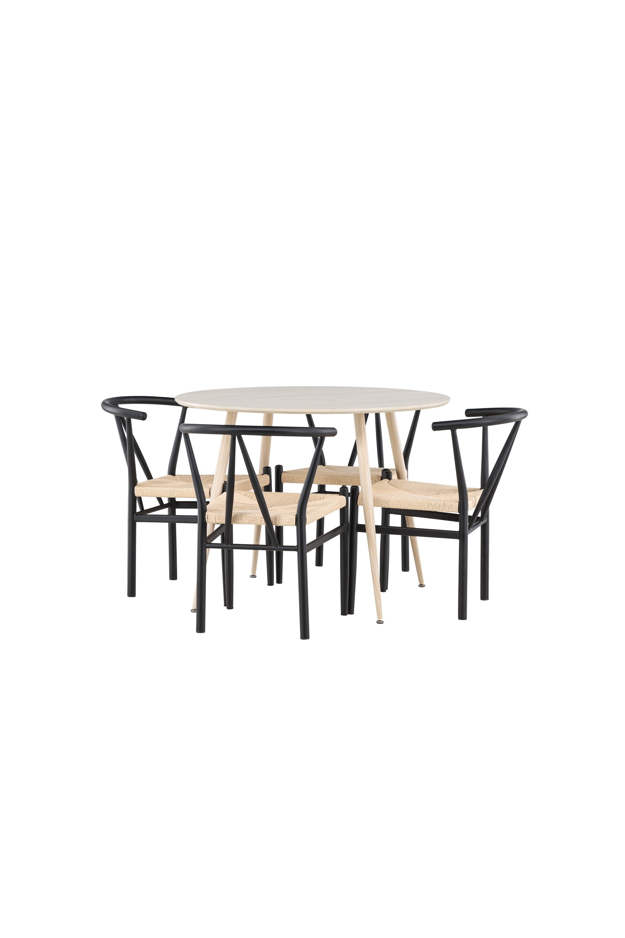 Plaza Matbord med Alfons Matstol-GR Dining Set-Venture Home-peaceofhome.se