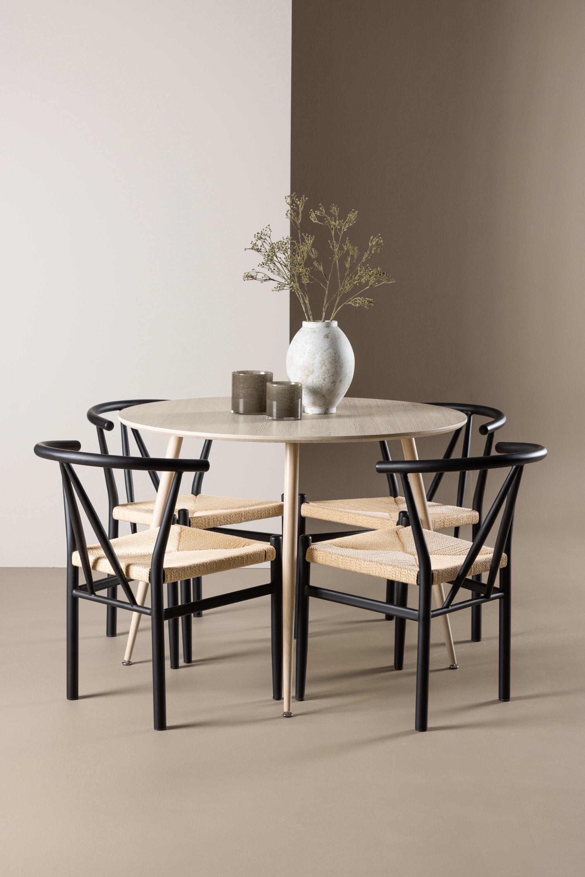 Plaza Matbord med Alfons Matstol-GR Dining Set-Venture Home-peaceofhome.se