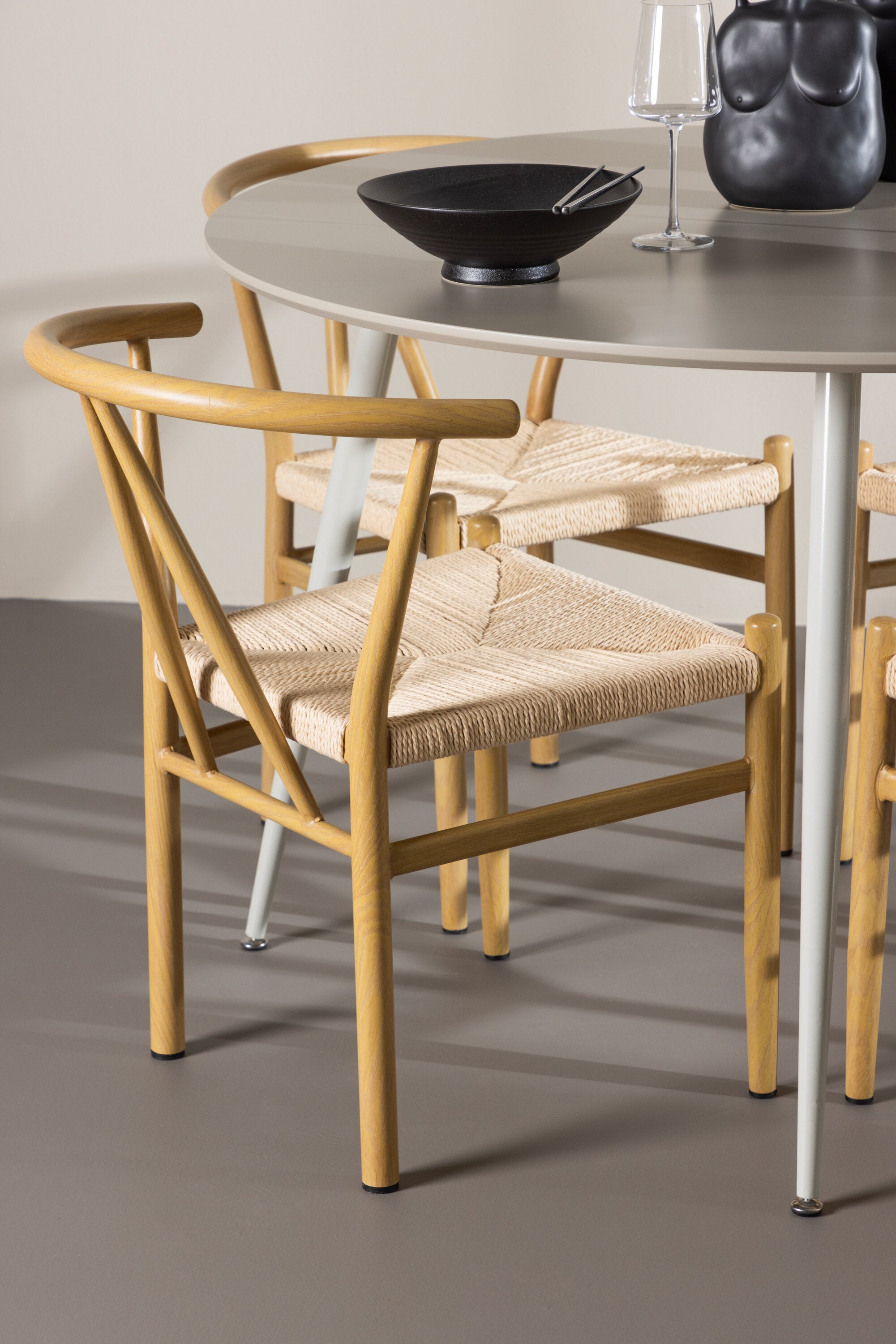 Plaza Matbord med Alfons Matstol-GR Dining Set-Venture Home-peaceofhome.se