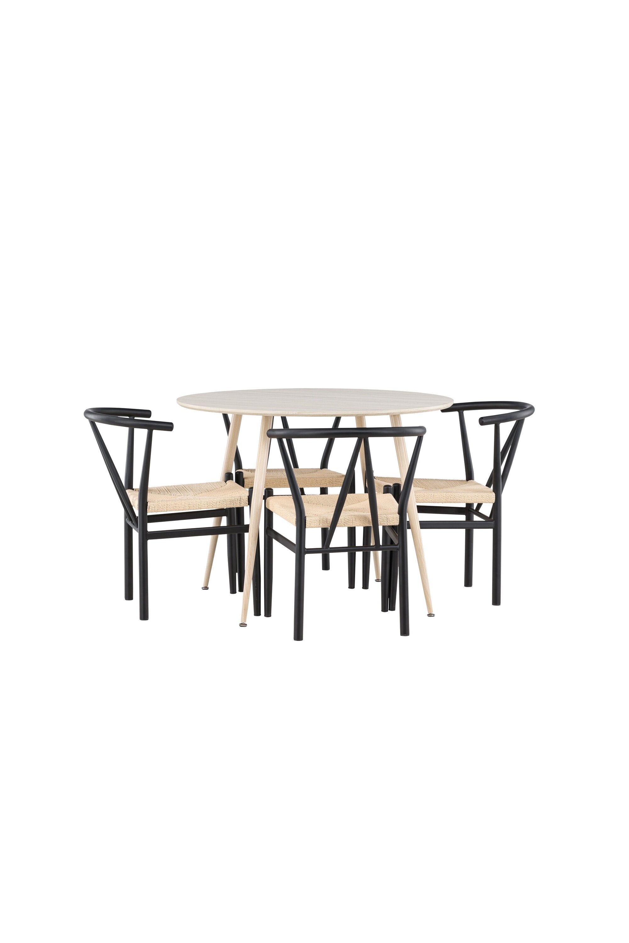 Plaza Matbord med Alfons Matstol-GR Dining Set-Venture Home-peaceofhome.se