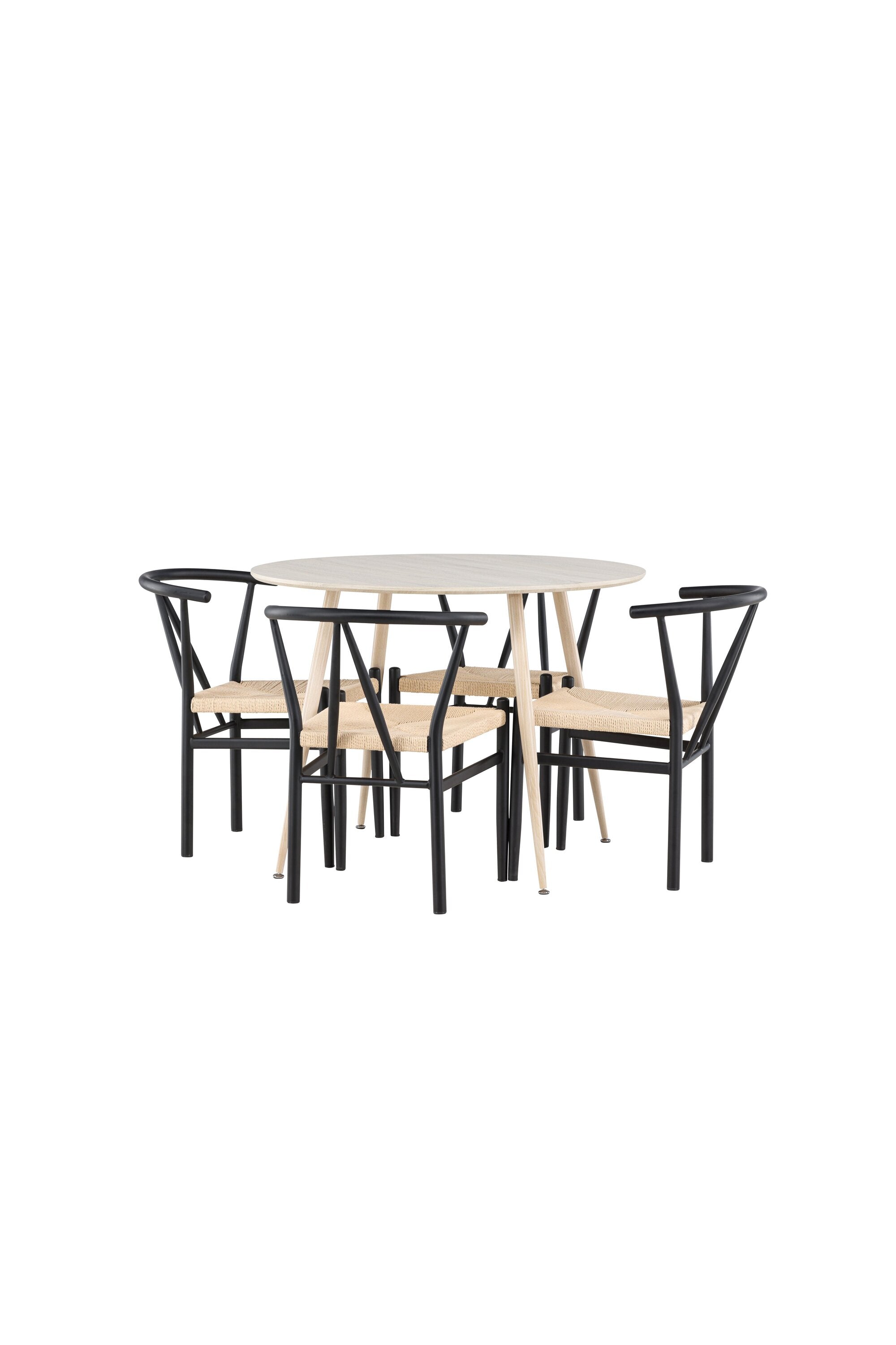 Plaza Matbord med Alfons Matstol-GR Dining Set-Venture Home-peaceofhome.se