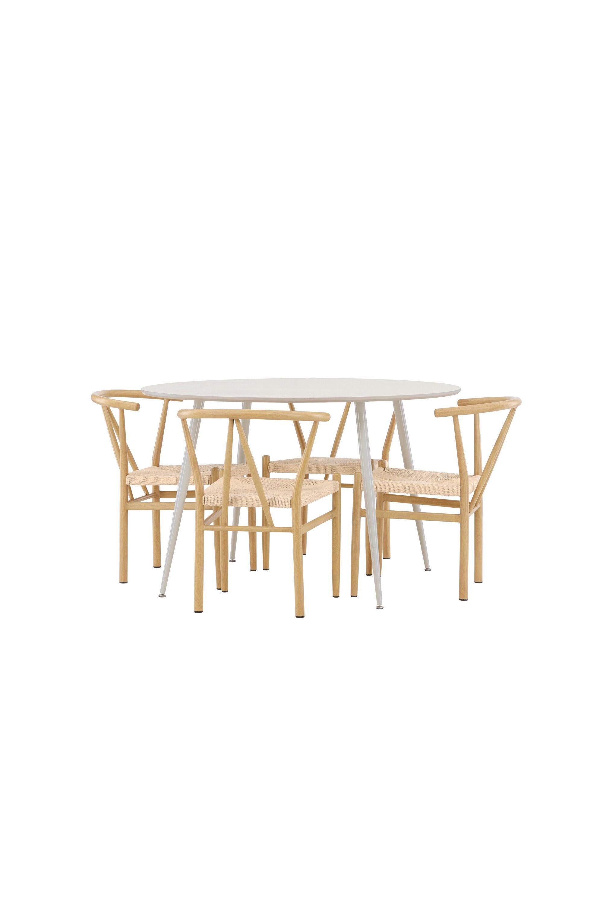 Plaza Matbord med Alfons Matstol-GR Dining Set-Venture Home-peaceofhome.se