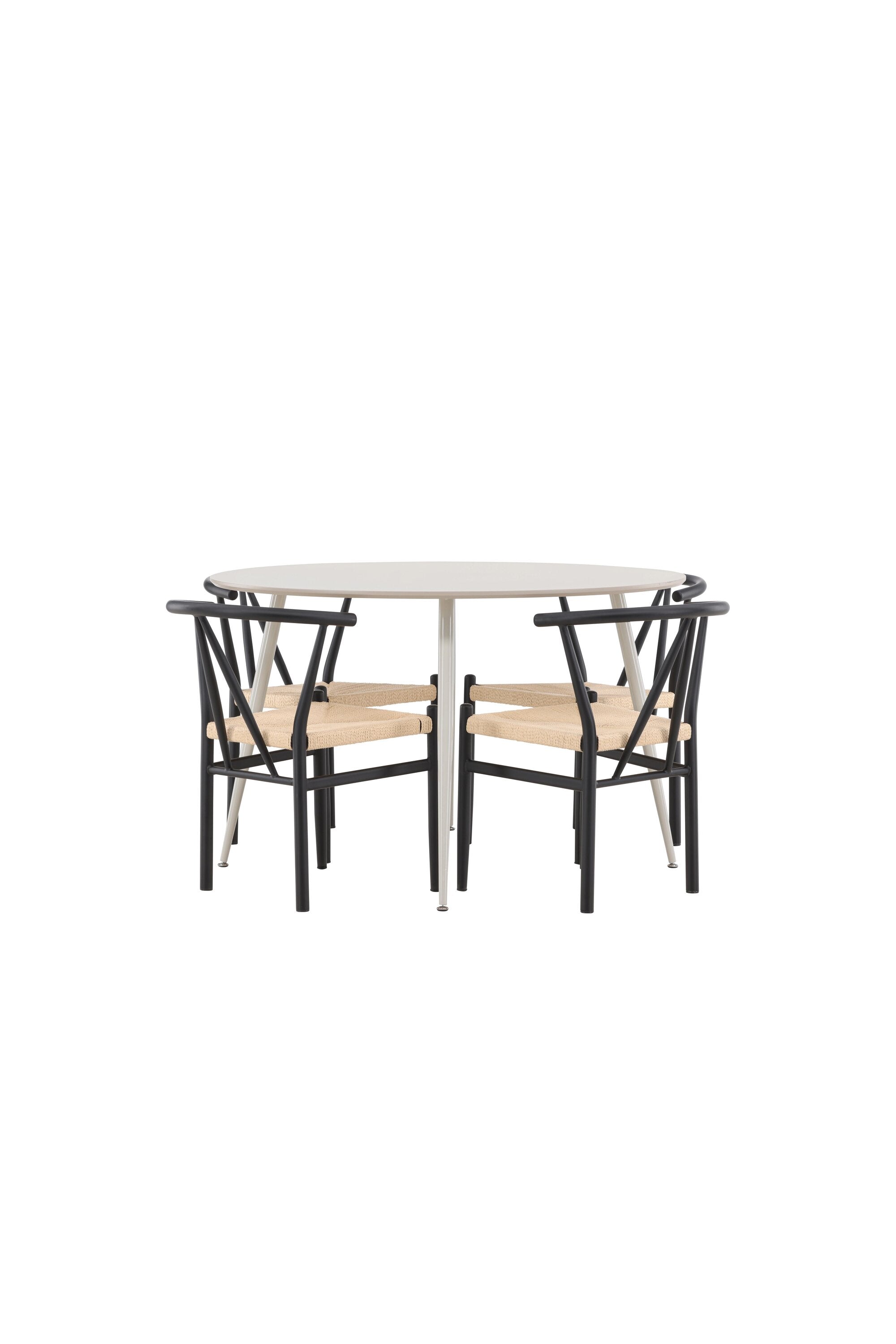 Plaza Matbord med Alfons Matstol-GR Dining Set-Venture Home-peaceofhome.se