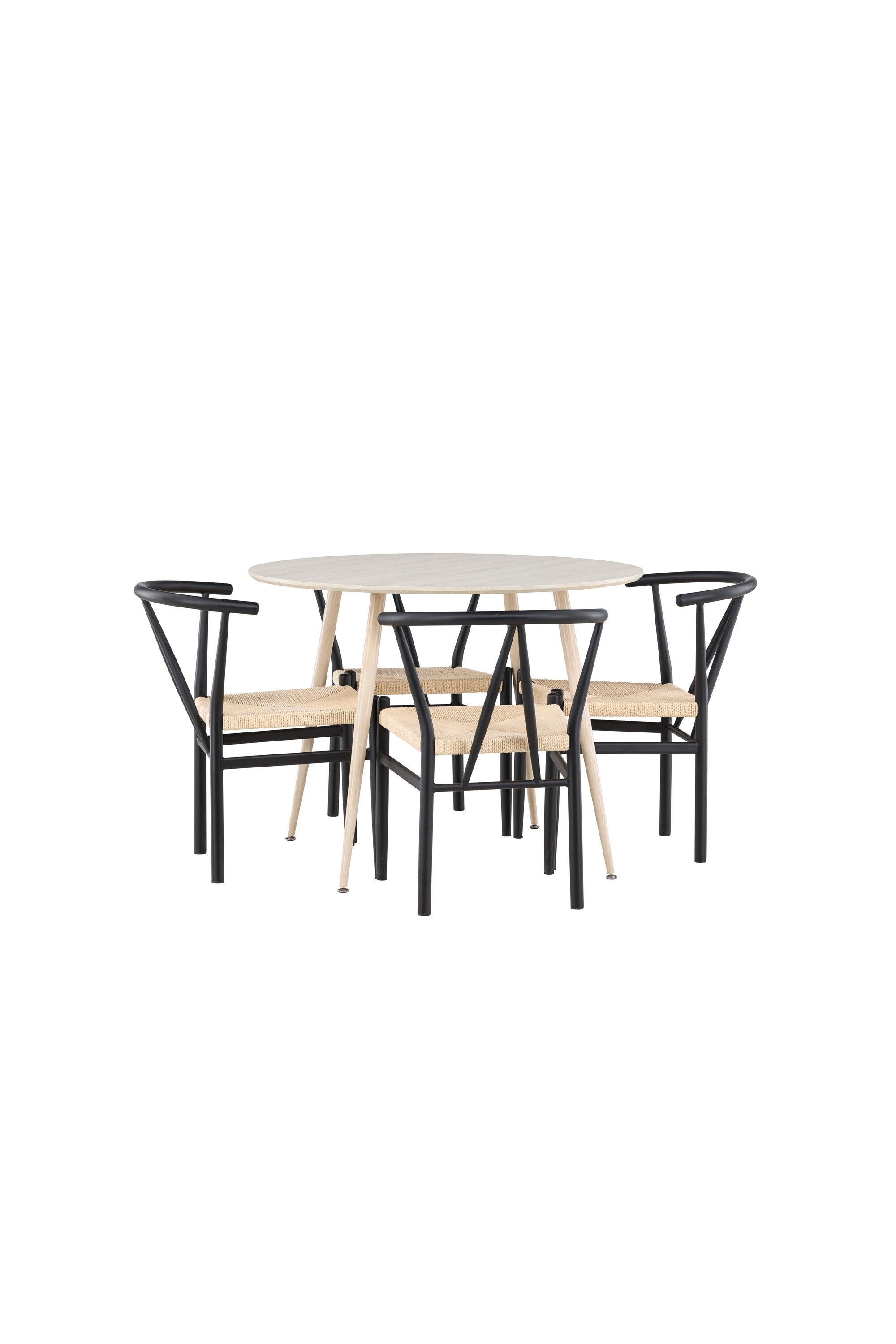 Plaza Matbord med Alfons Matstol-GR Dining Set-Venture Home-peaceofhome.se