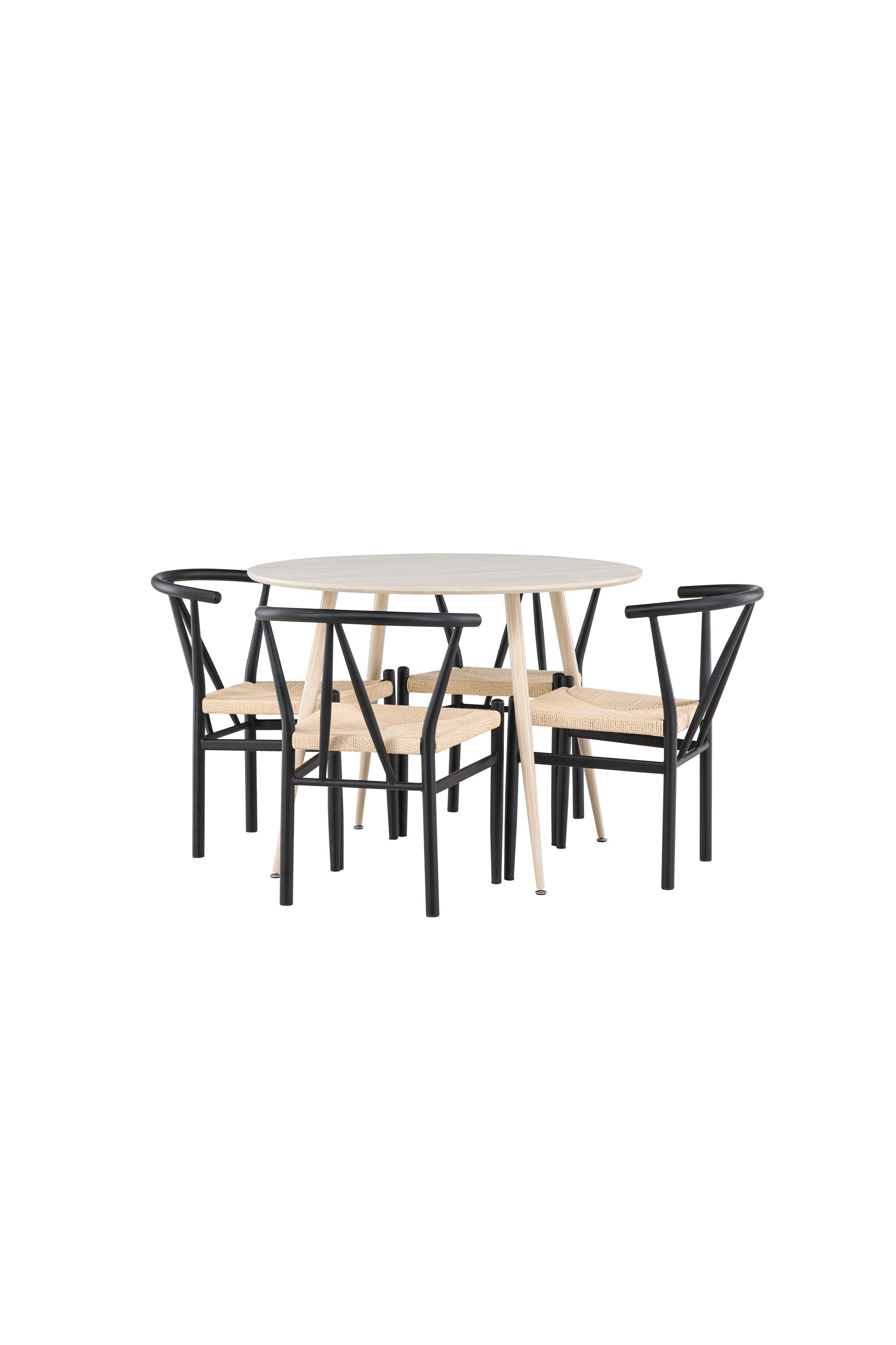 Plaza Matbord med Alfons Matstol-GR Dining Set-Venture Home-peaceofhome.se