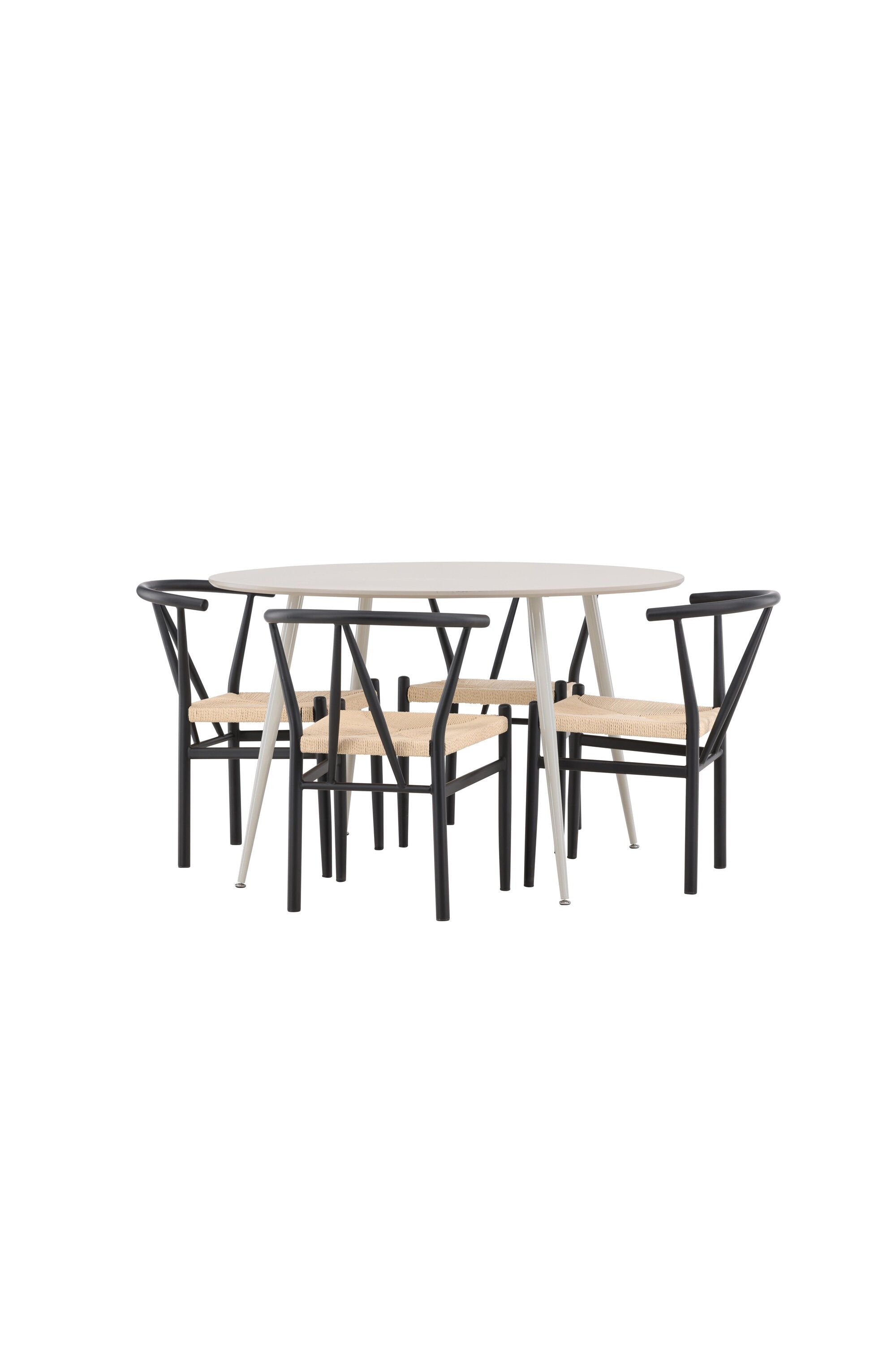 Plaza Matbord med Alfons Matstol-GR Dining Set-Venture Home-peaceofhome.se