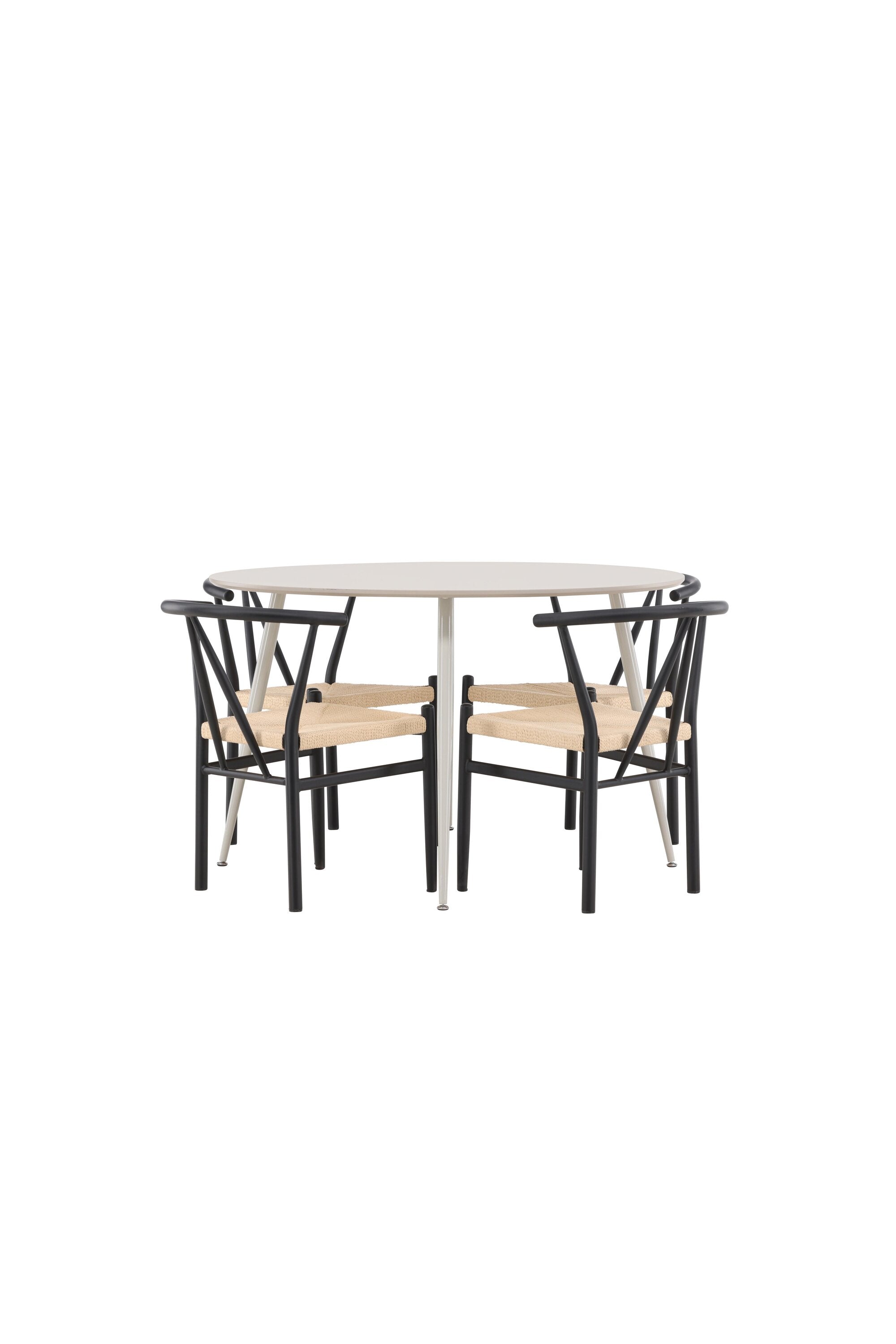 Plaza Matbord med Alfons Matstol-GR Dining Set-Venture Home-peaceofhome.se