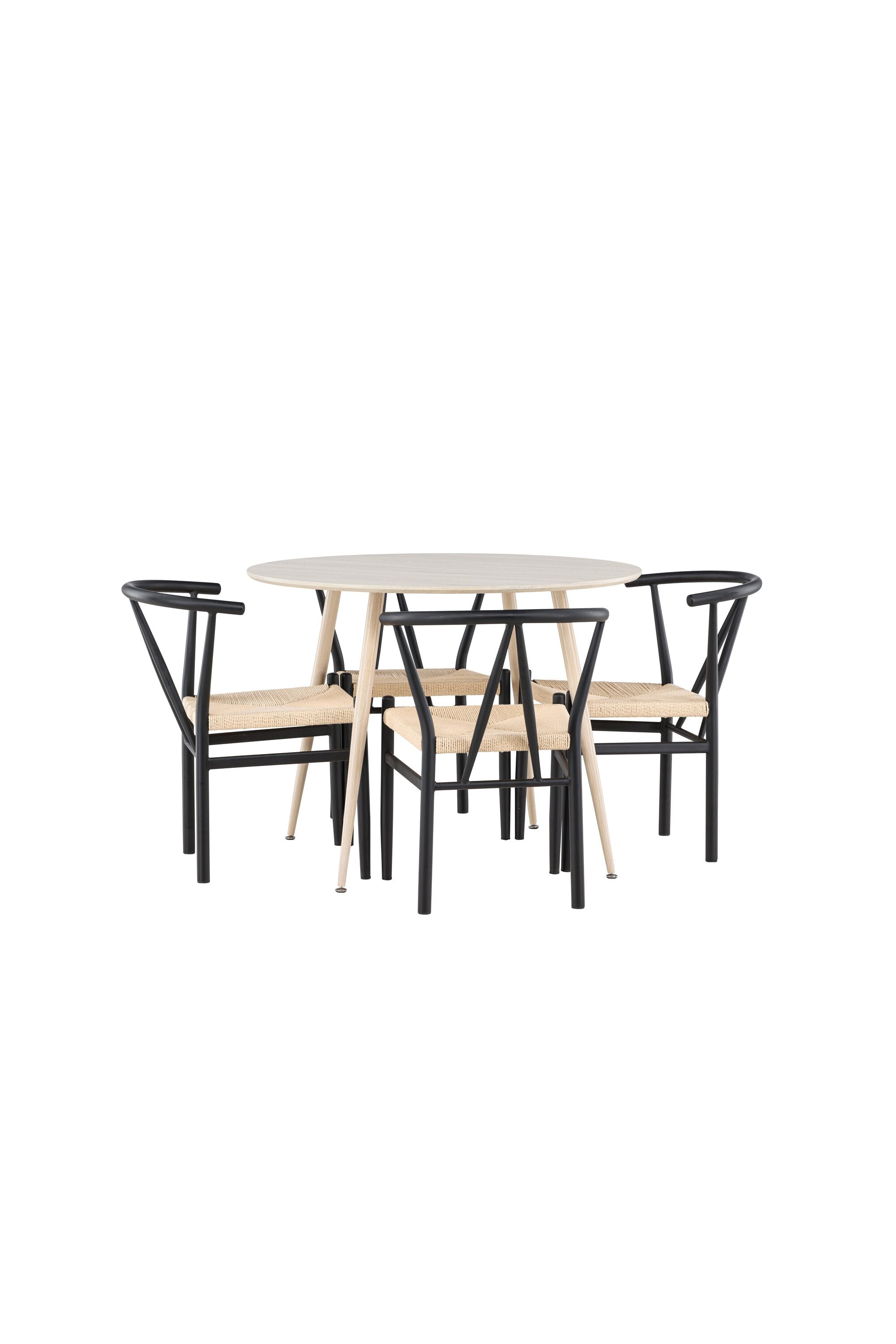 Plaza Matbord med Alfons Matstol-GR Dining Set-Venture Home-peaceofhome.se