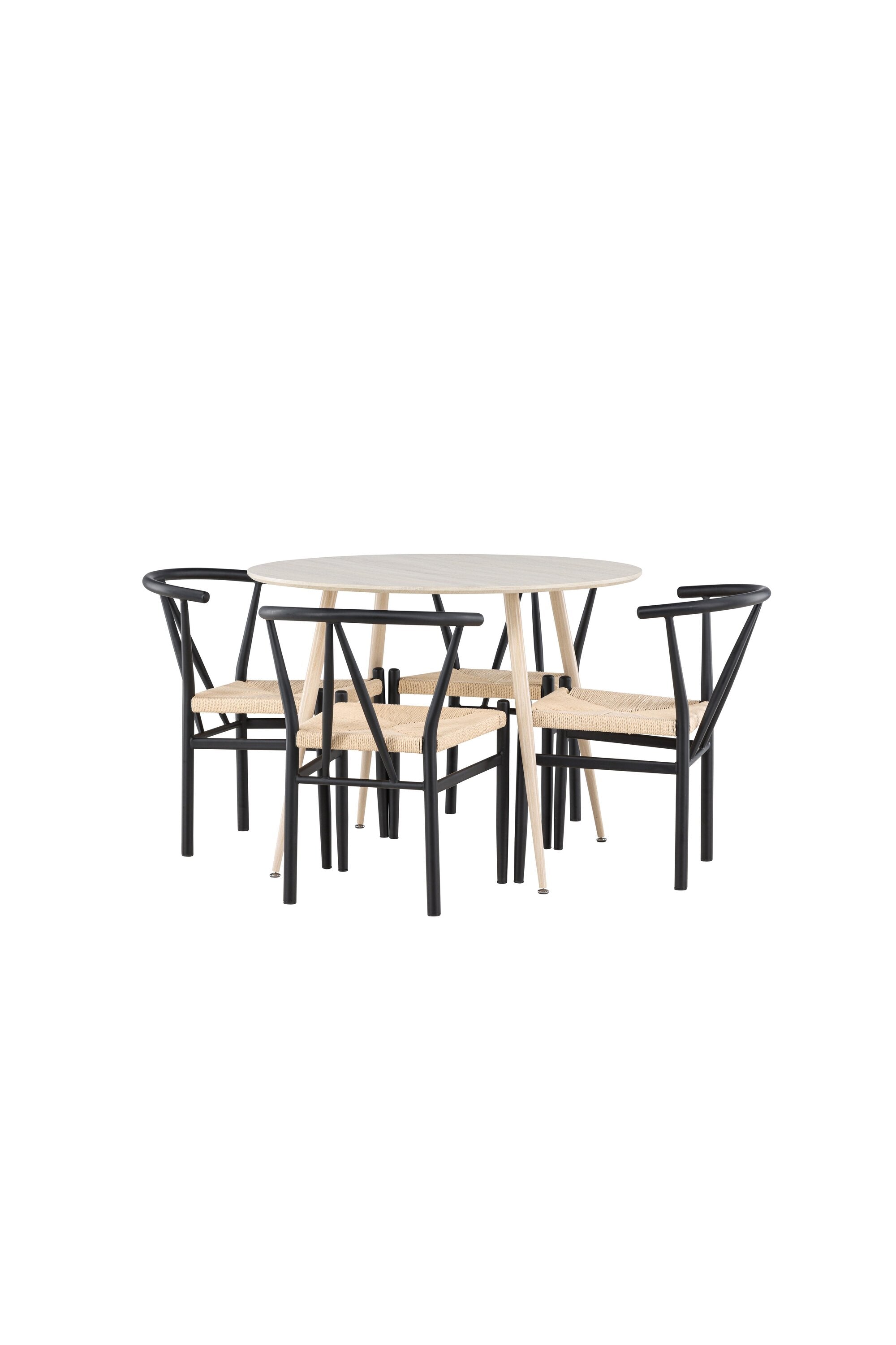 Plaza Matbord med Alfons Matstol-GR Dining Set-Venture Home-peaceofhome.se