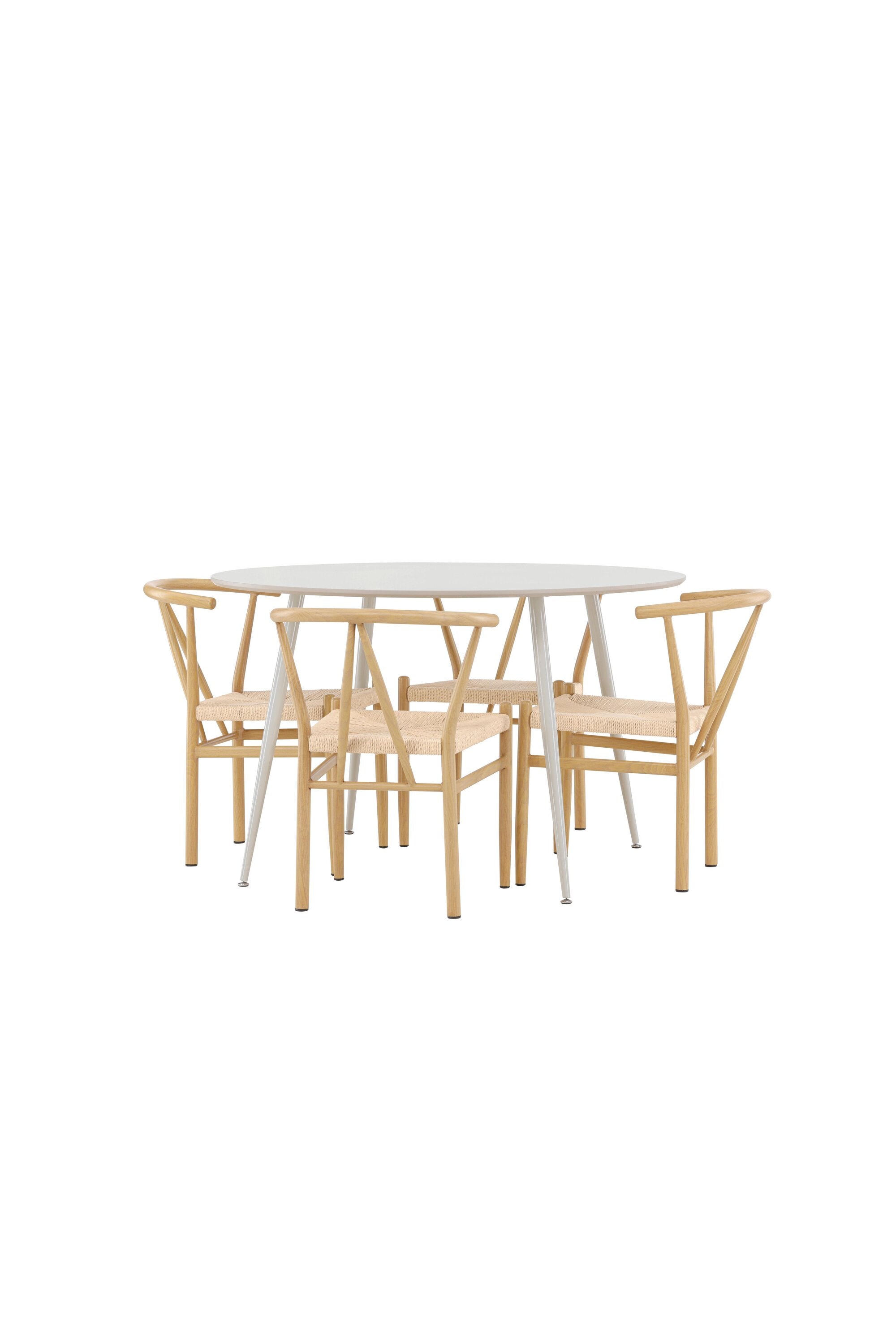 Plaza Matbord med Alfons Matstol-GR Dining Set-Venture Home-peaceofhome.se