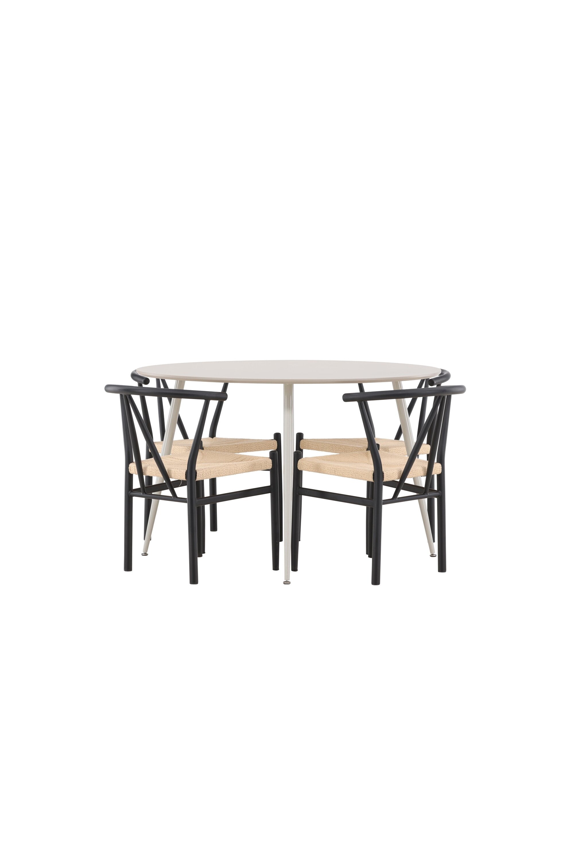 Plaza Matbord med Alfons Matstol-GR Dining Set-Venture Home-peaceofhome.se