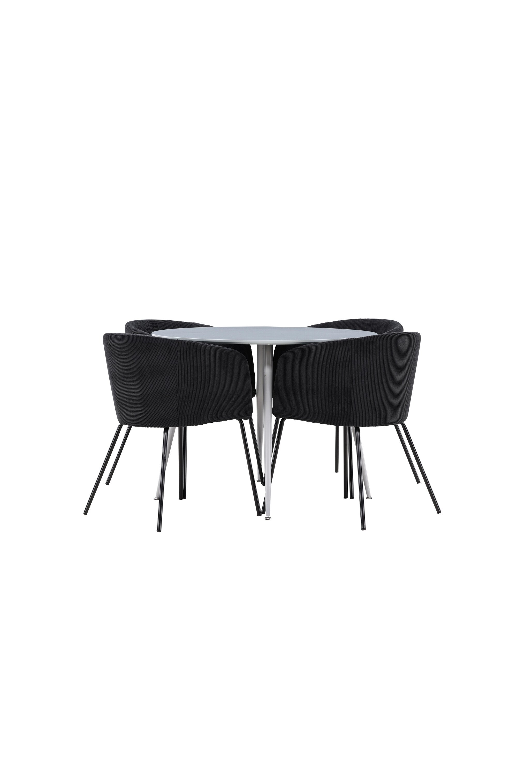 Plaza Matbord med Berit Matstol-GR Dining Set-Venture Home-peaceofhome.se