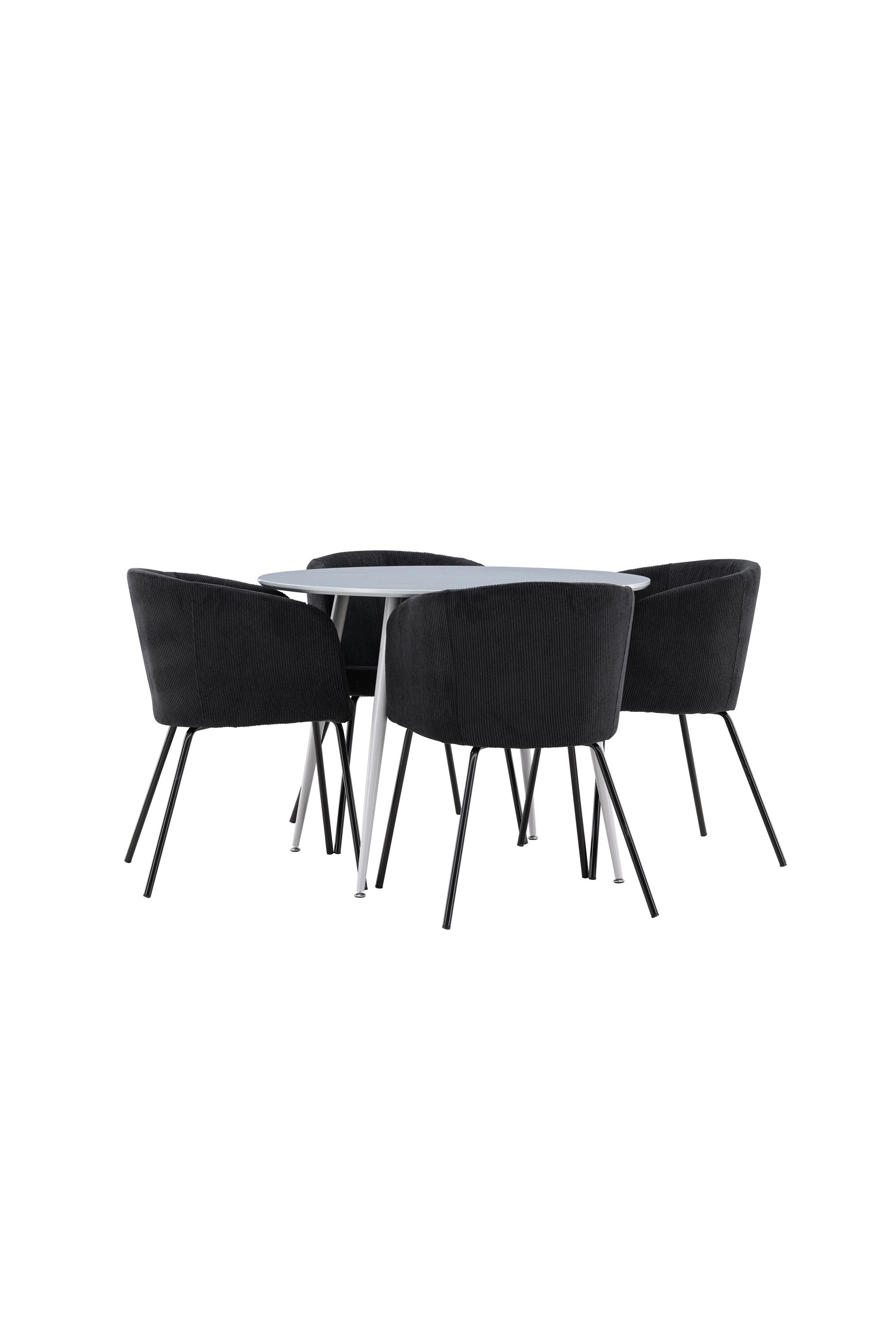 Plaza Matbord med Berit Matstol-GR Dining Set-Venture Home-peaceofhome.se