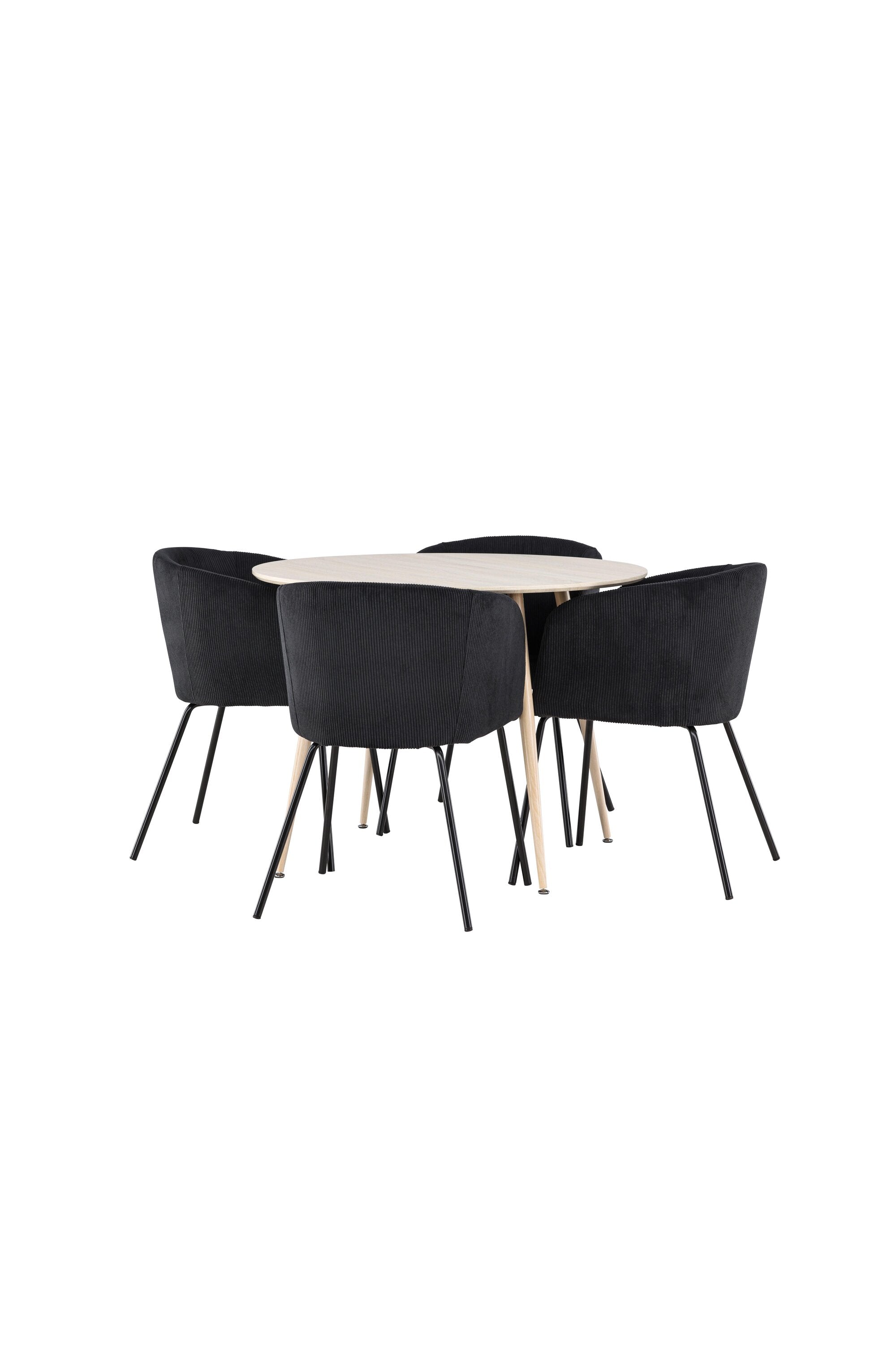 Plaza Matbord med Berit Matstol-GR Dining Set-Venture Home-peaceofhome.se