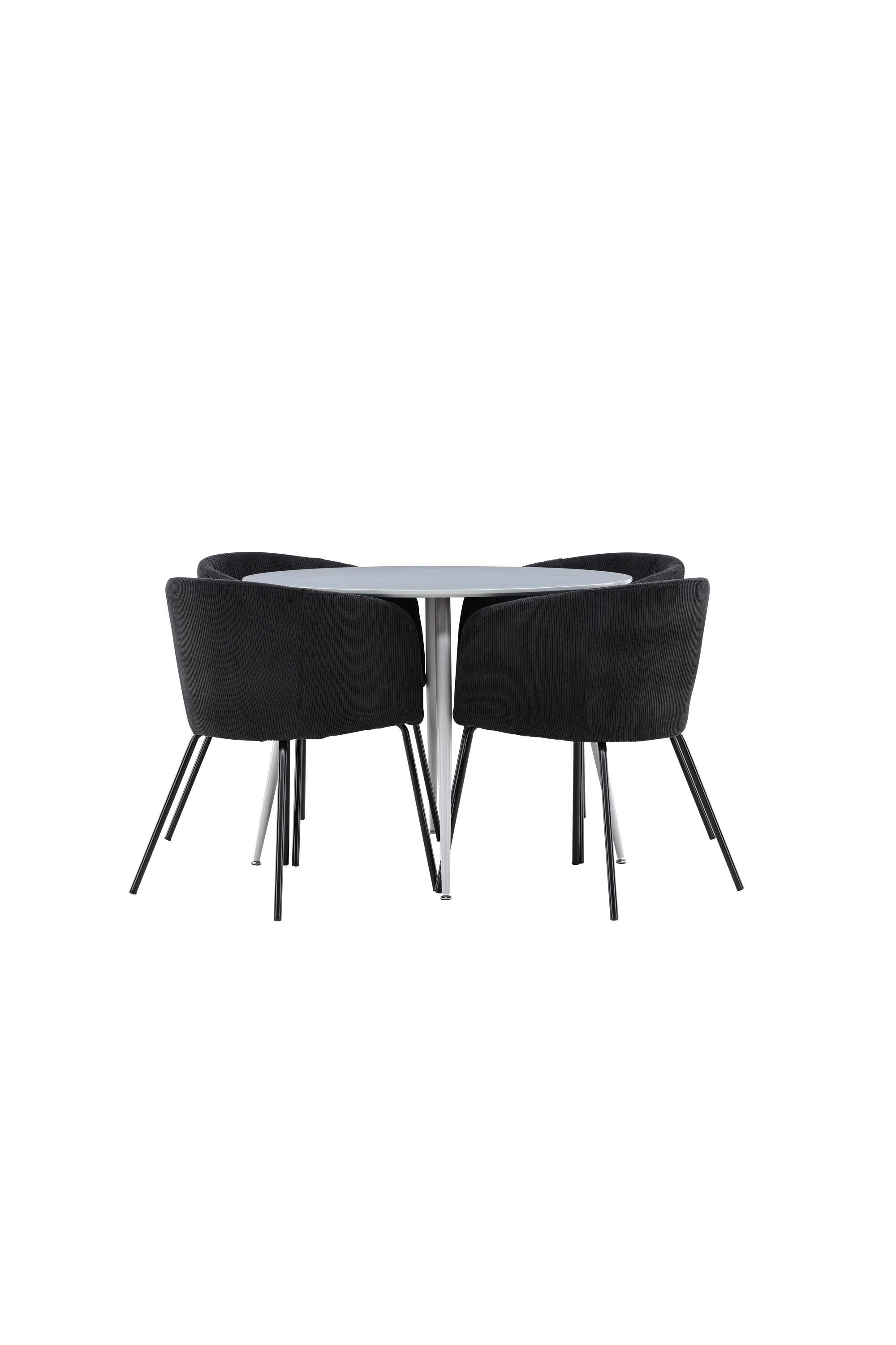 Plaza Matbord med Berit Matstol-GR Dining Set-Venture Home-peaceofhome.se